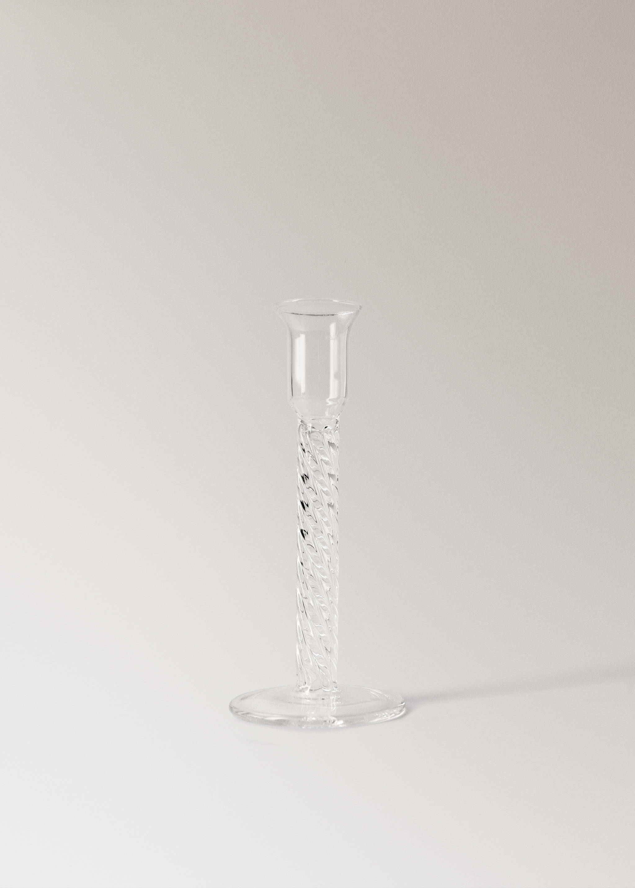 Candelabro borosilicato tallo espiral - Artículo sin modelo
