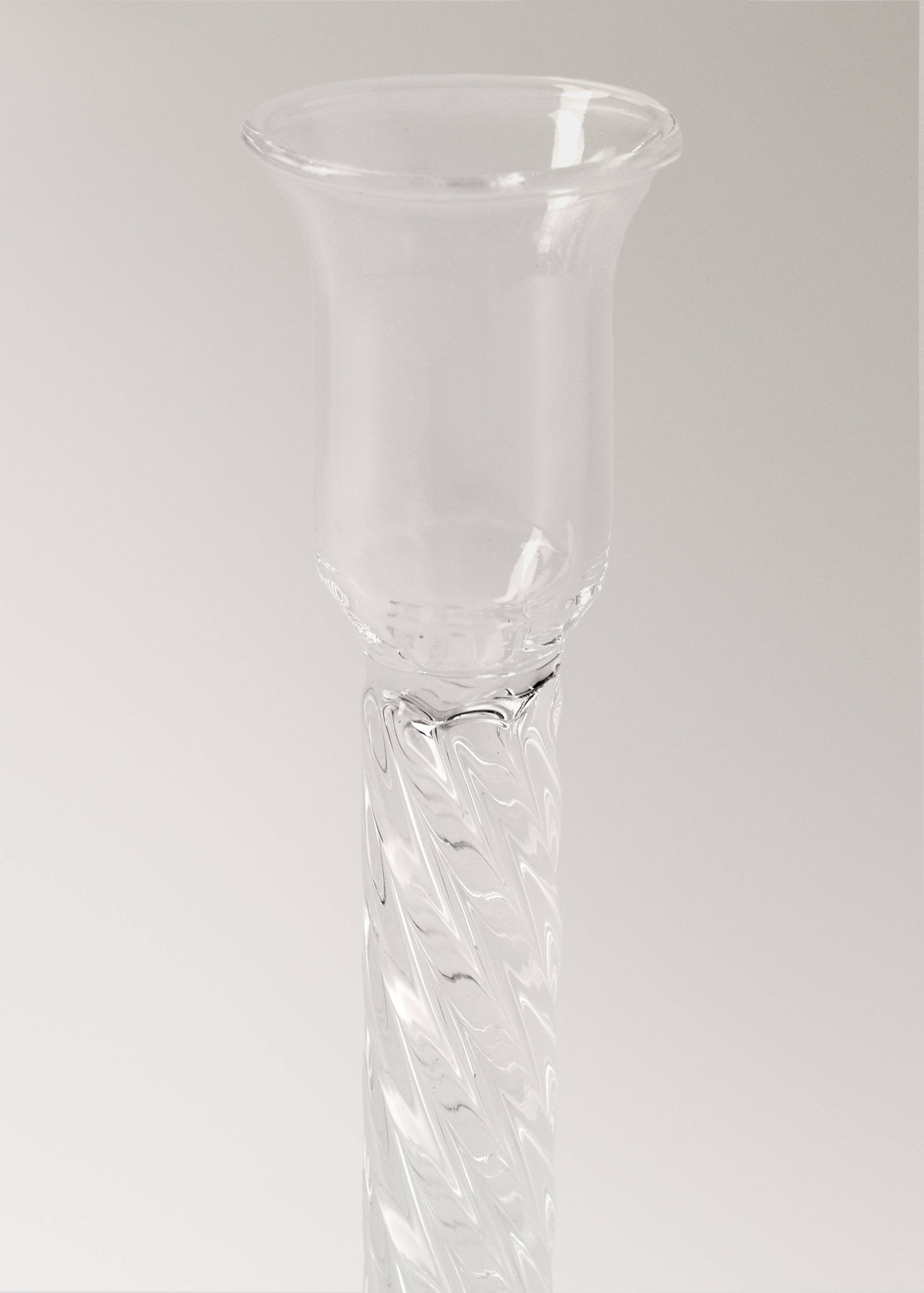 Candelabro borosilicato tallo espiral - Detalle del artículo 1