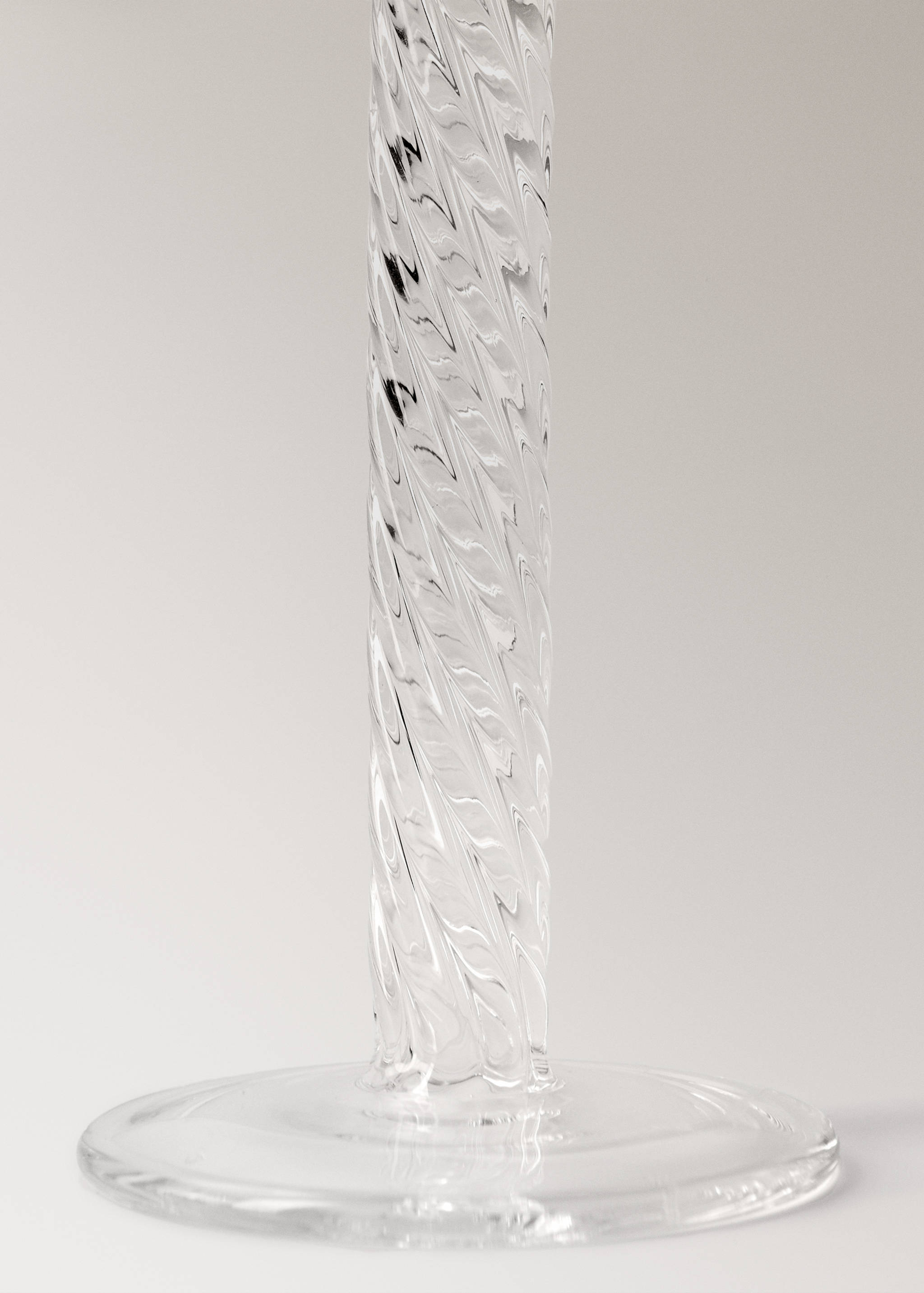 Candelabro borosilicato tallo espiral - Detalle del artículo 2