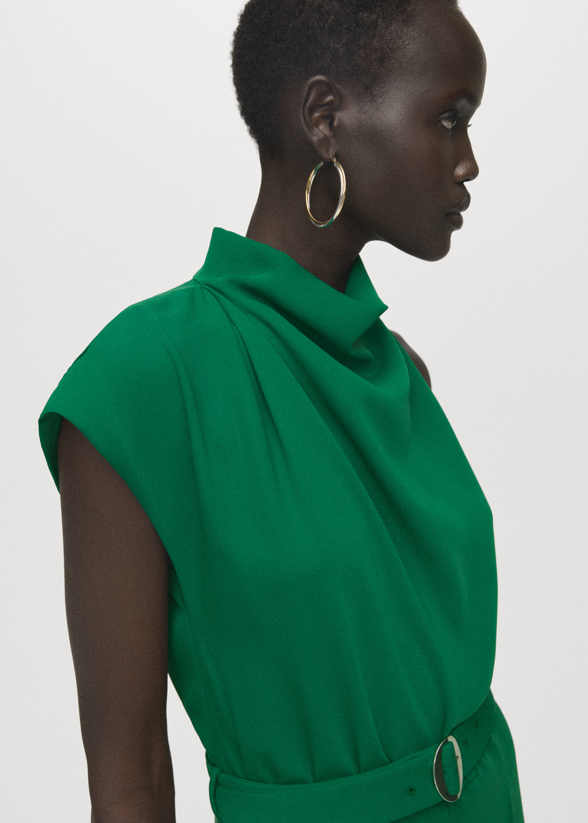 Asymetrický dlouhý overal s páskem - Detail zboží 1