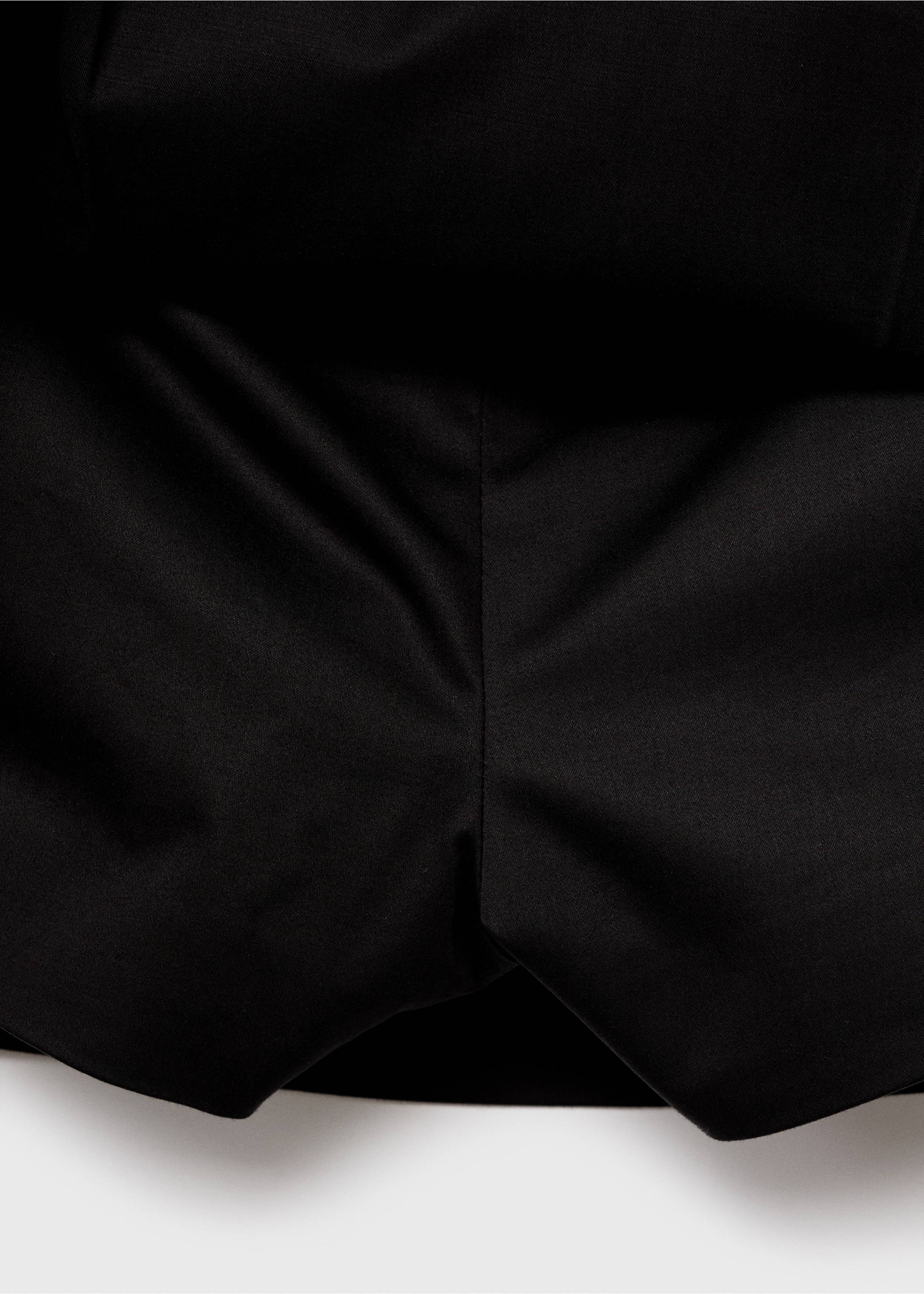 Mini skort with bow - Details of the article 0, Black. Ref: 17094790-00.