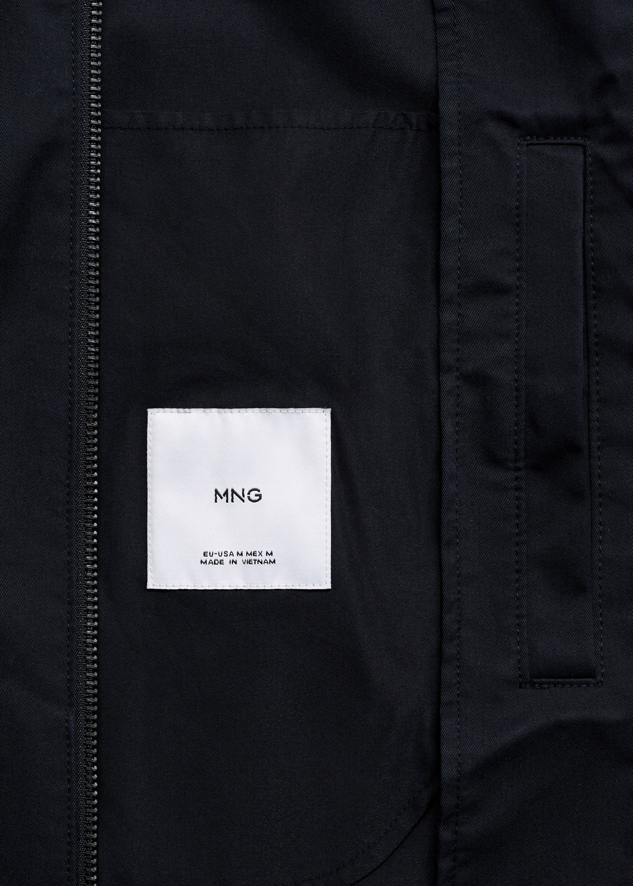 Zipper cotton jacket - Details of the article 0