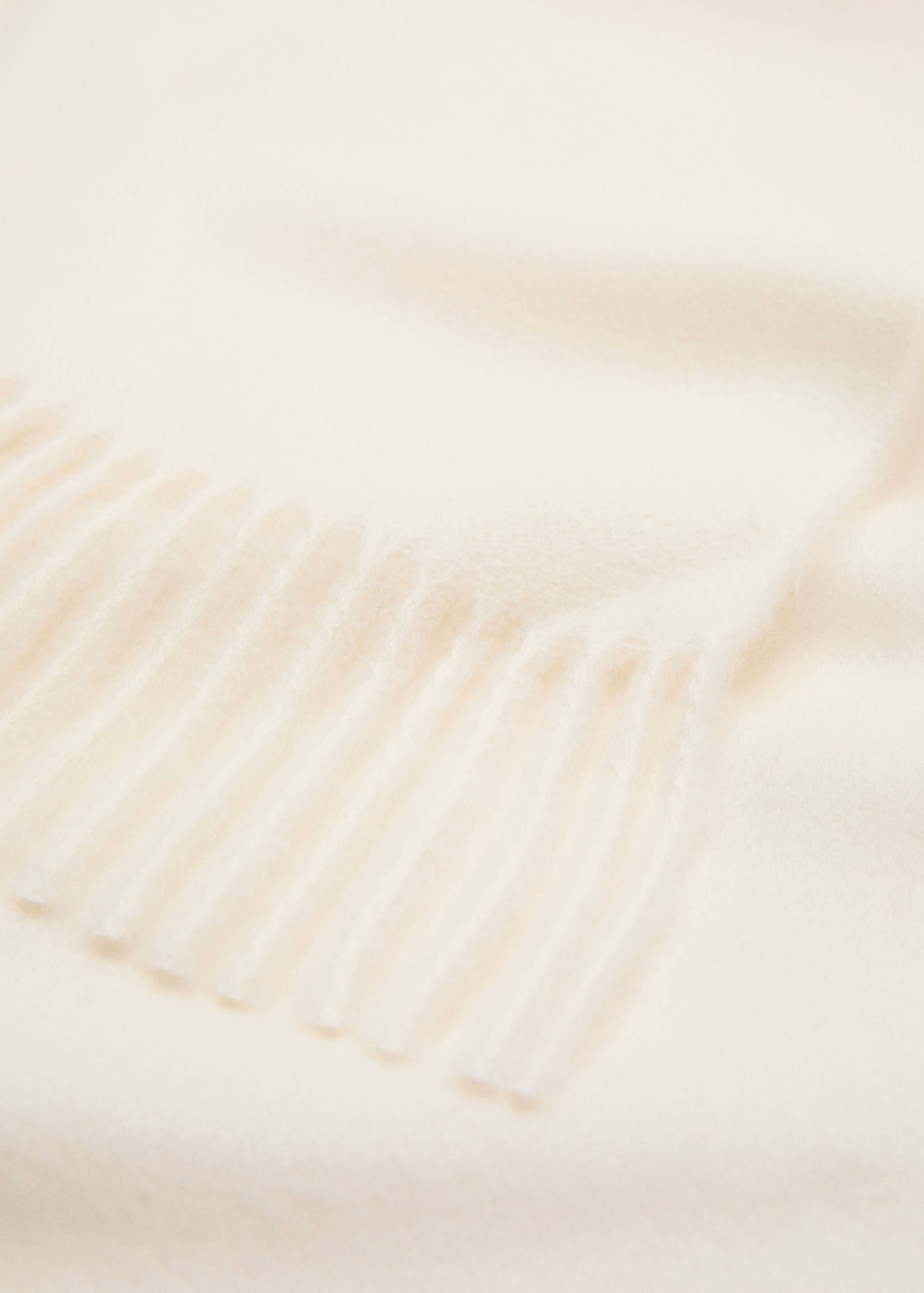 Fringed edge scarf - Medium plane