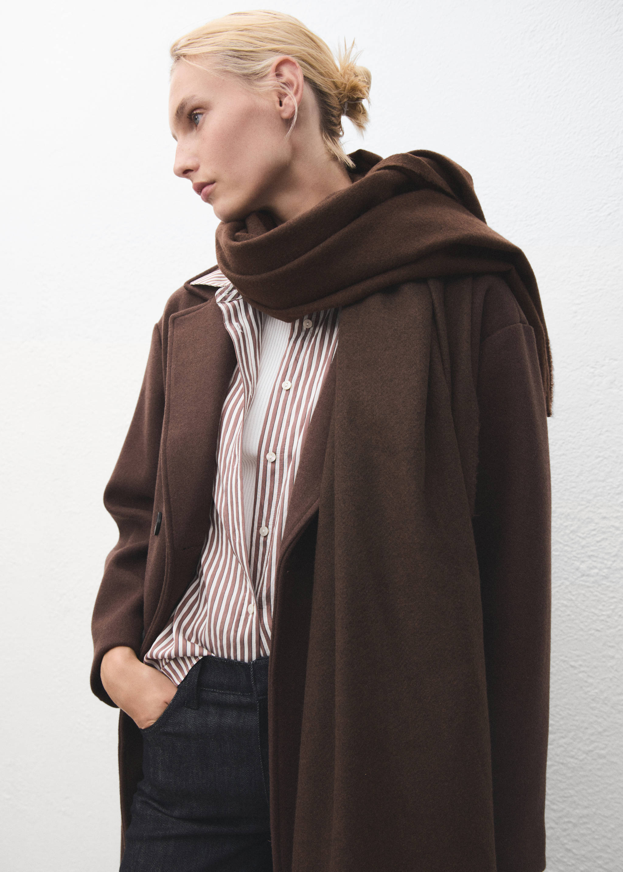 Fringed edge scarf - Details of the article 9