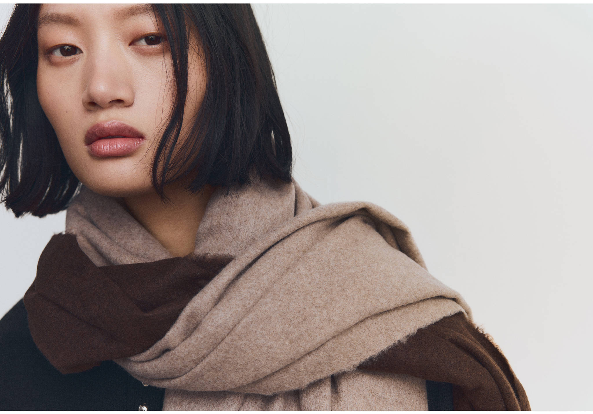 Écharpe à franges - Plan panoramique