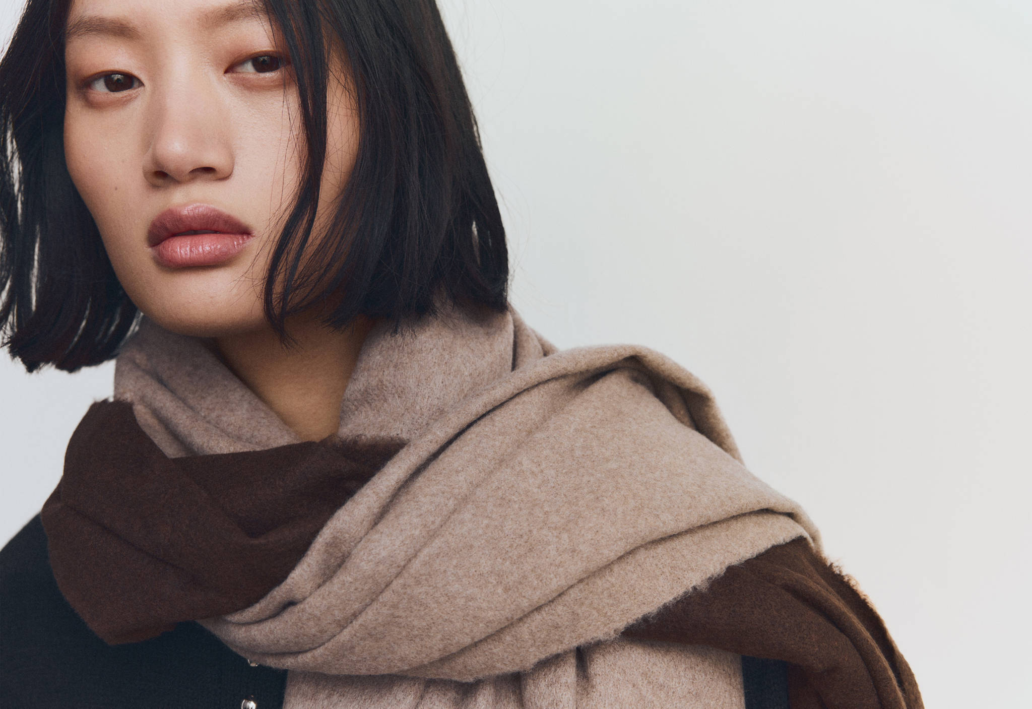 Fringed edge scarf - Panoramic plane