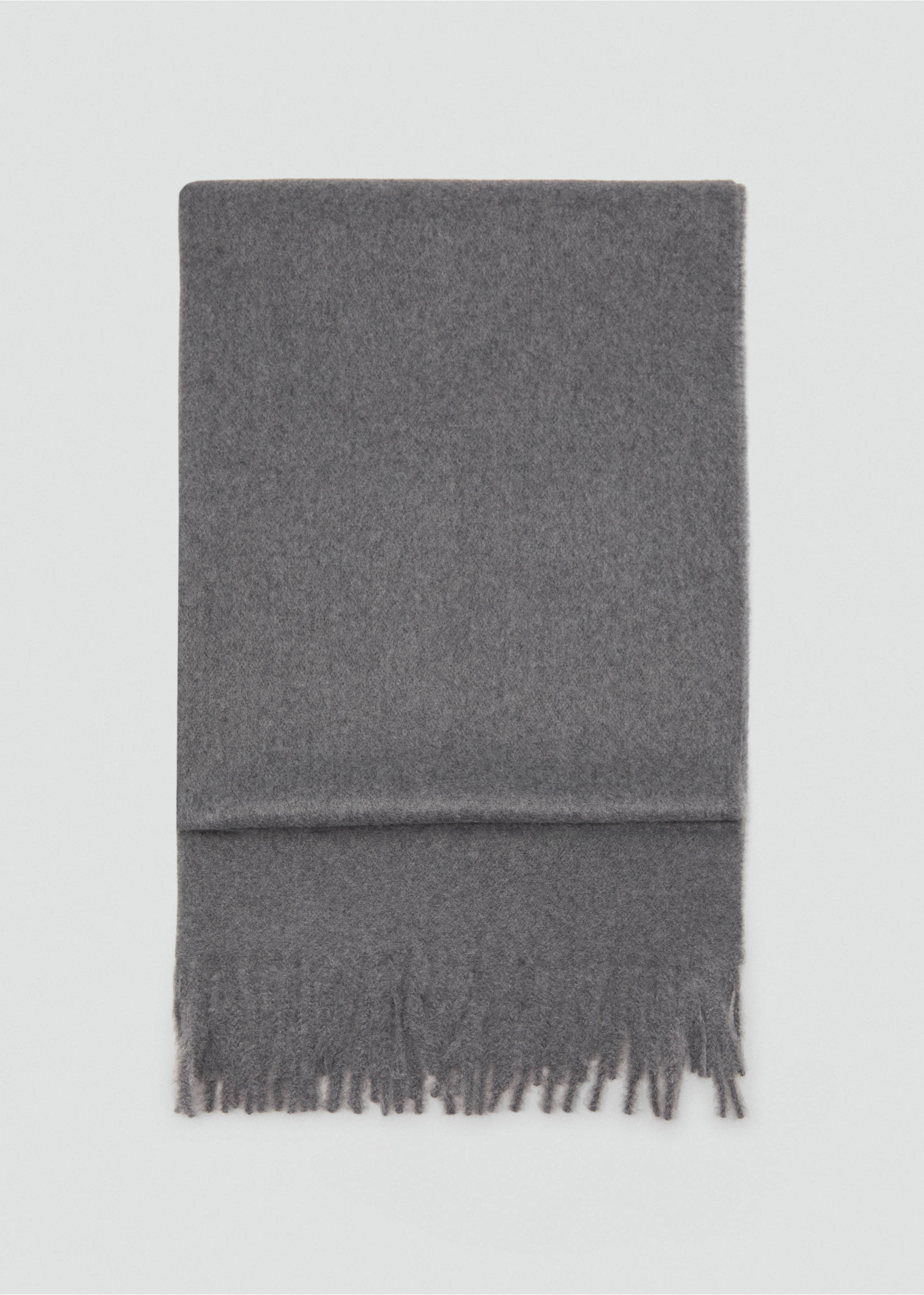 Bufanda terminaciones flecos - Artículo sin modelo, Gris oscuro vigoré. Ref: 17095145-00.