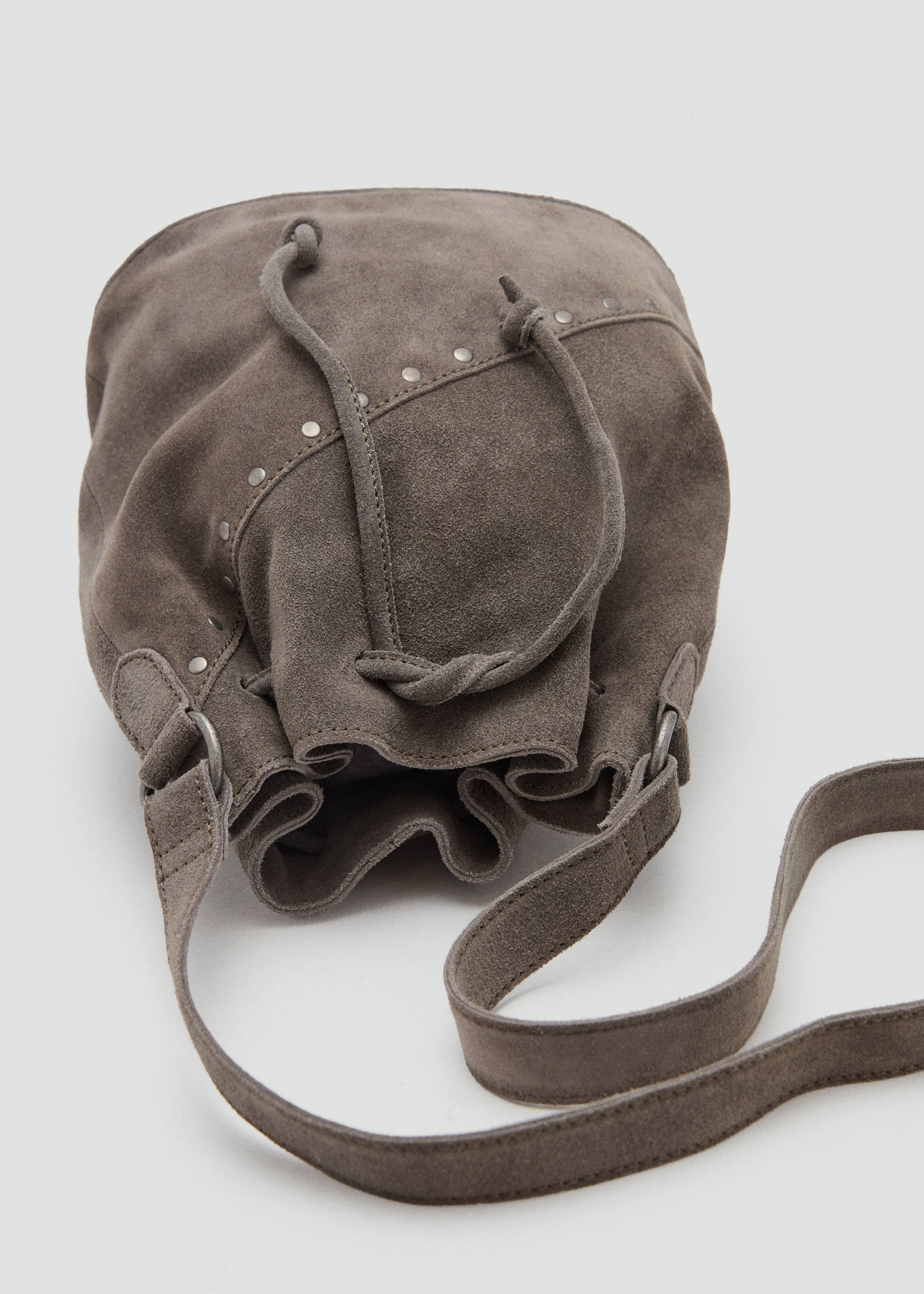 Studded leather bucket bag - Details of the article 3