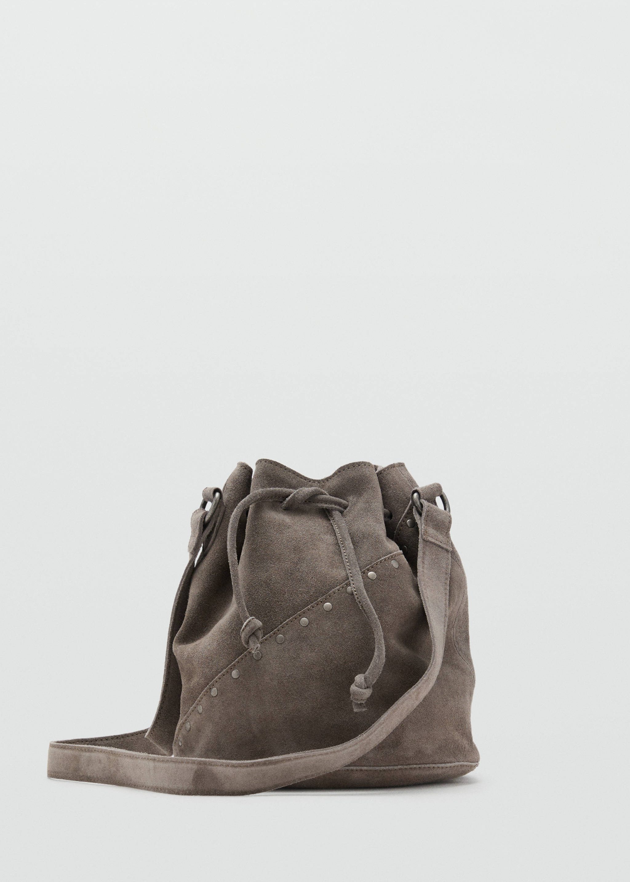 Bucket bag leather with studs - Article without model