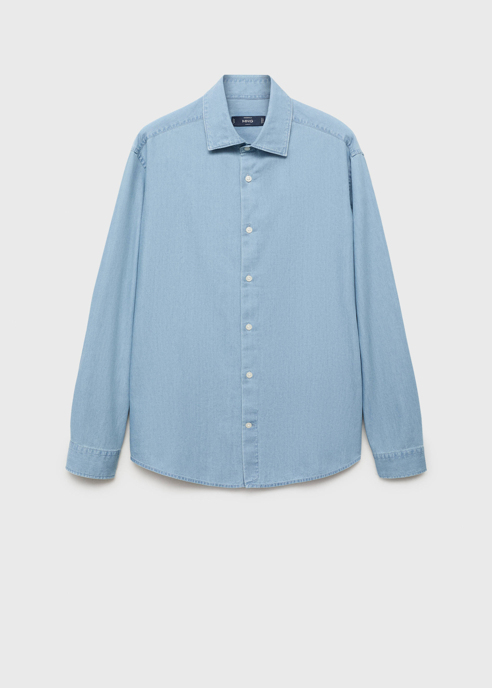100% cotton chambray shirt - Article without model