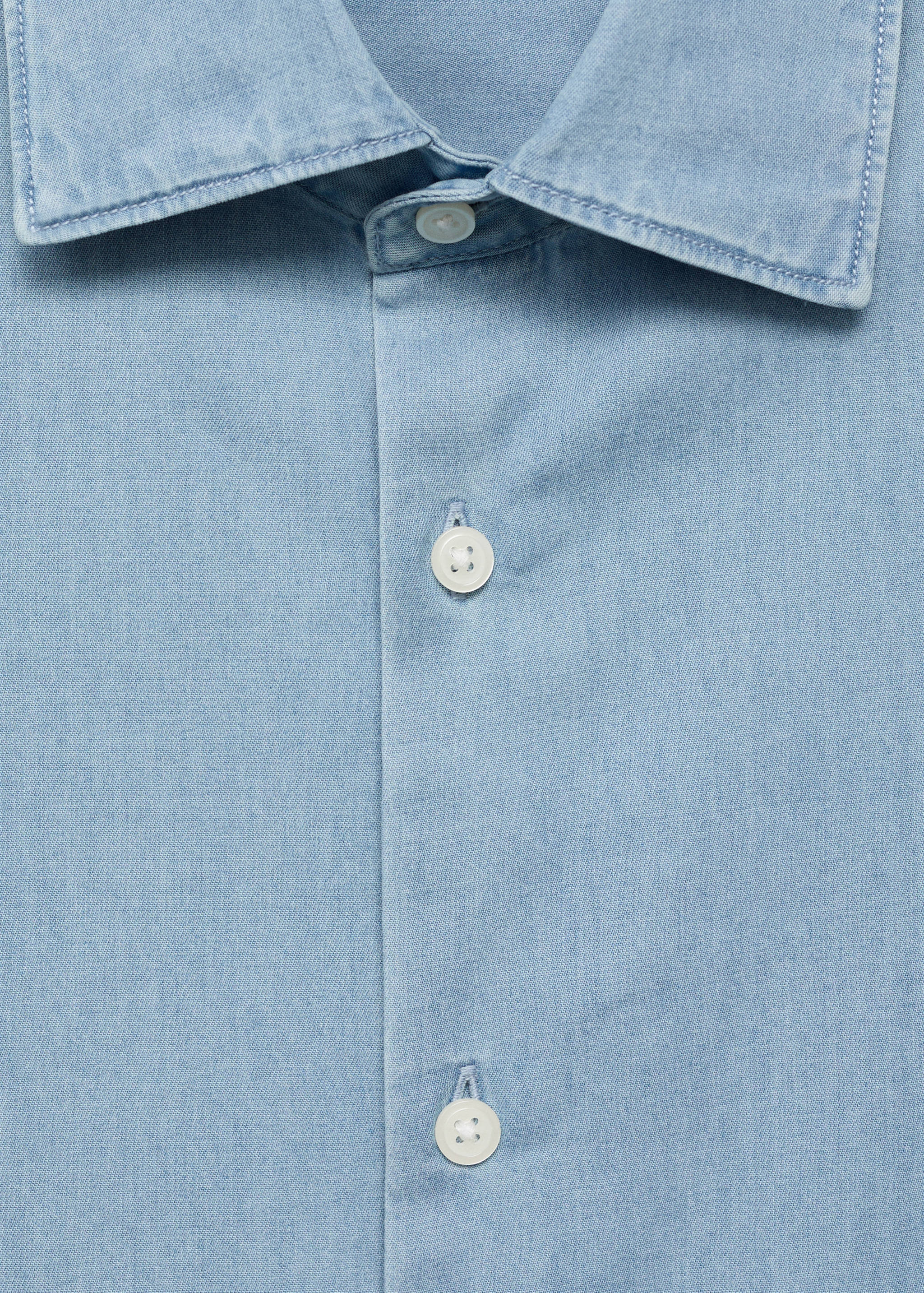 100% cotton chambray shirt - Details of the article 8