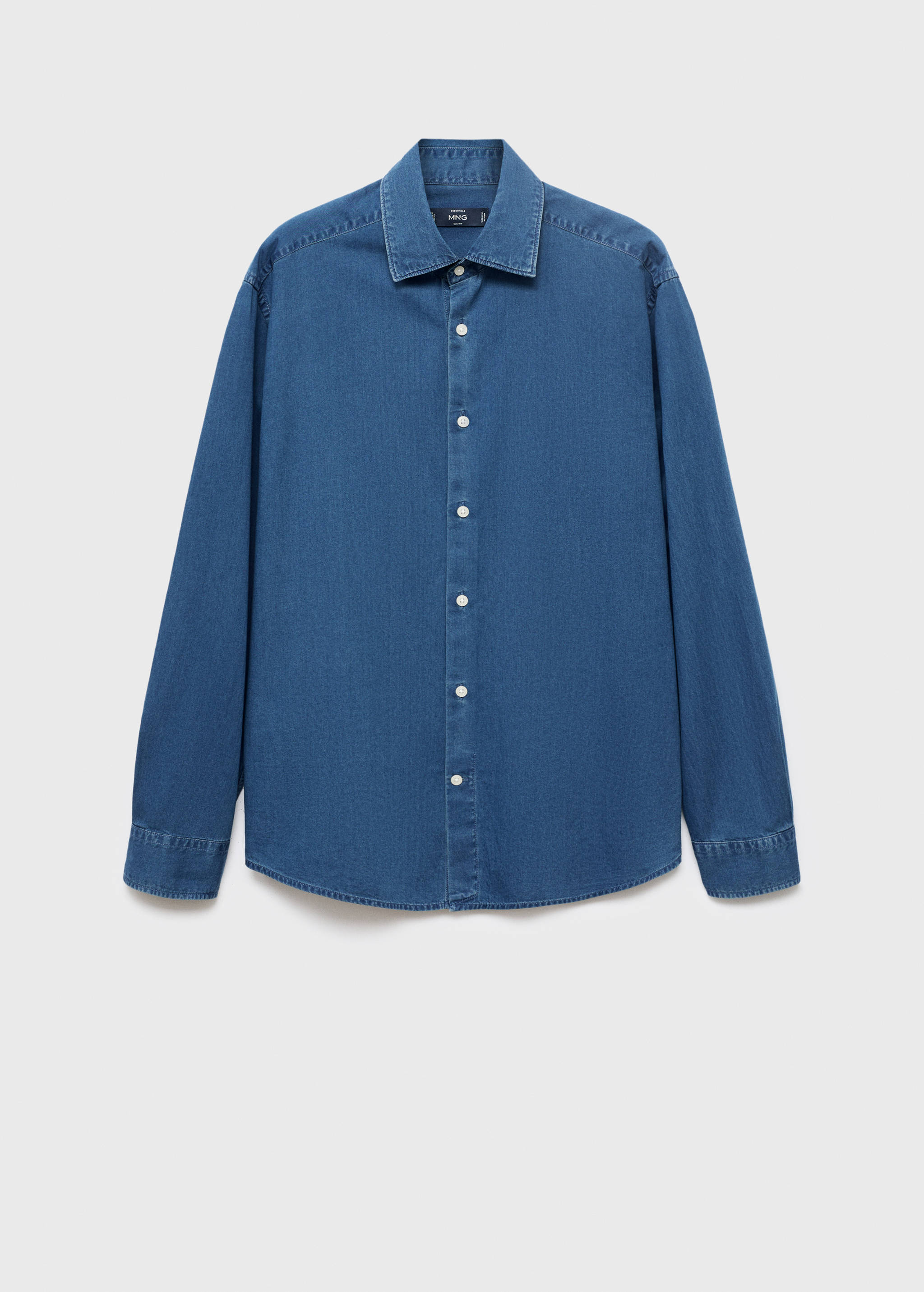 100% cotton chambray shirt - Article without model