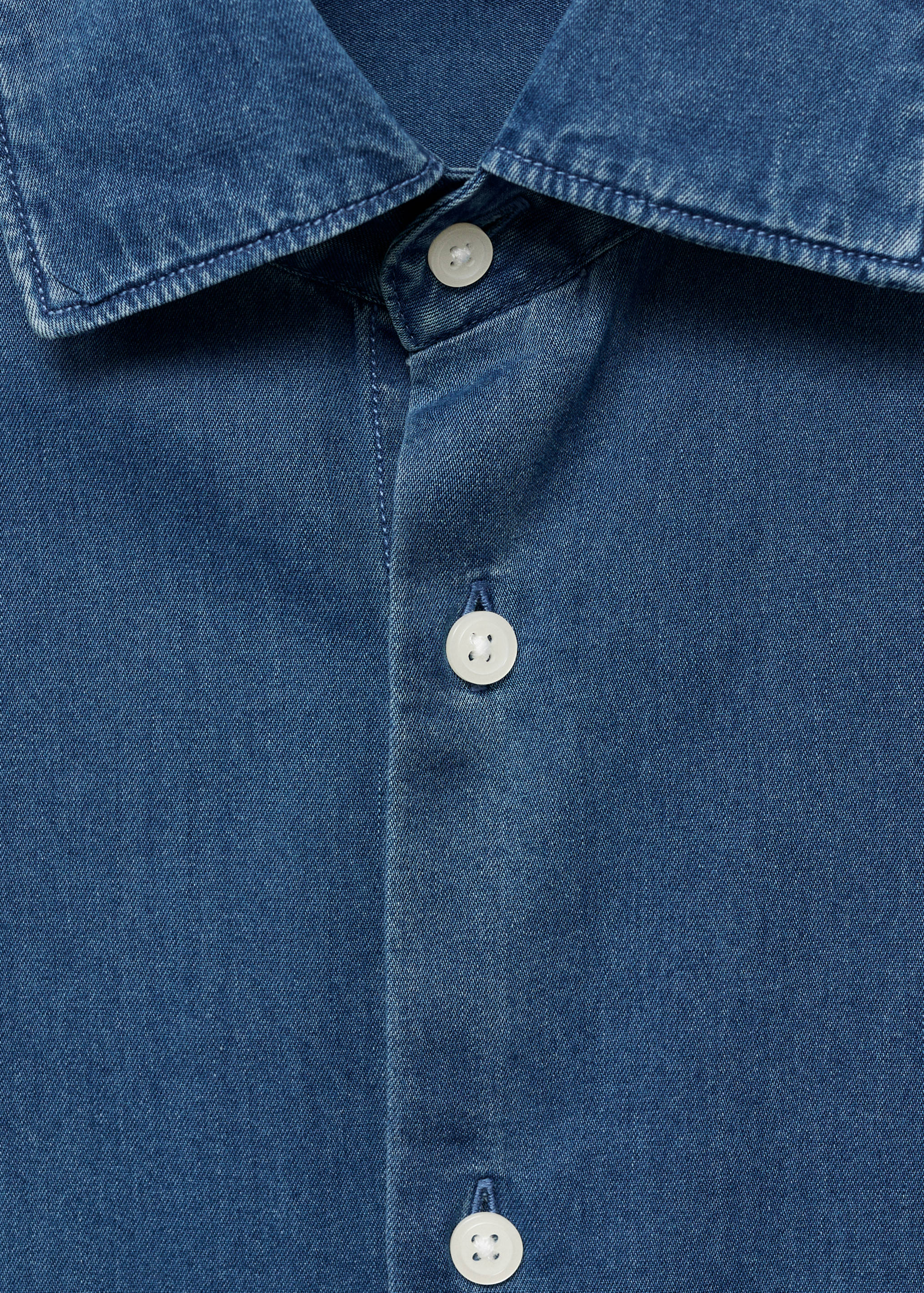100% cotton chambray shirt - Details of the article 8