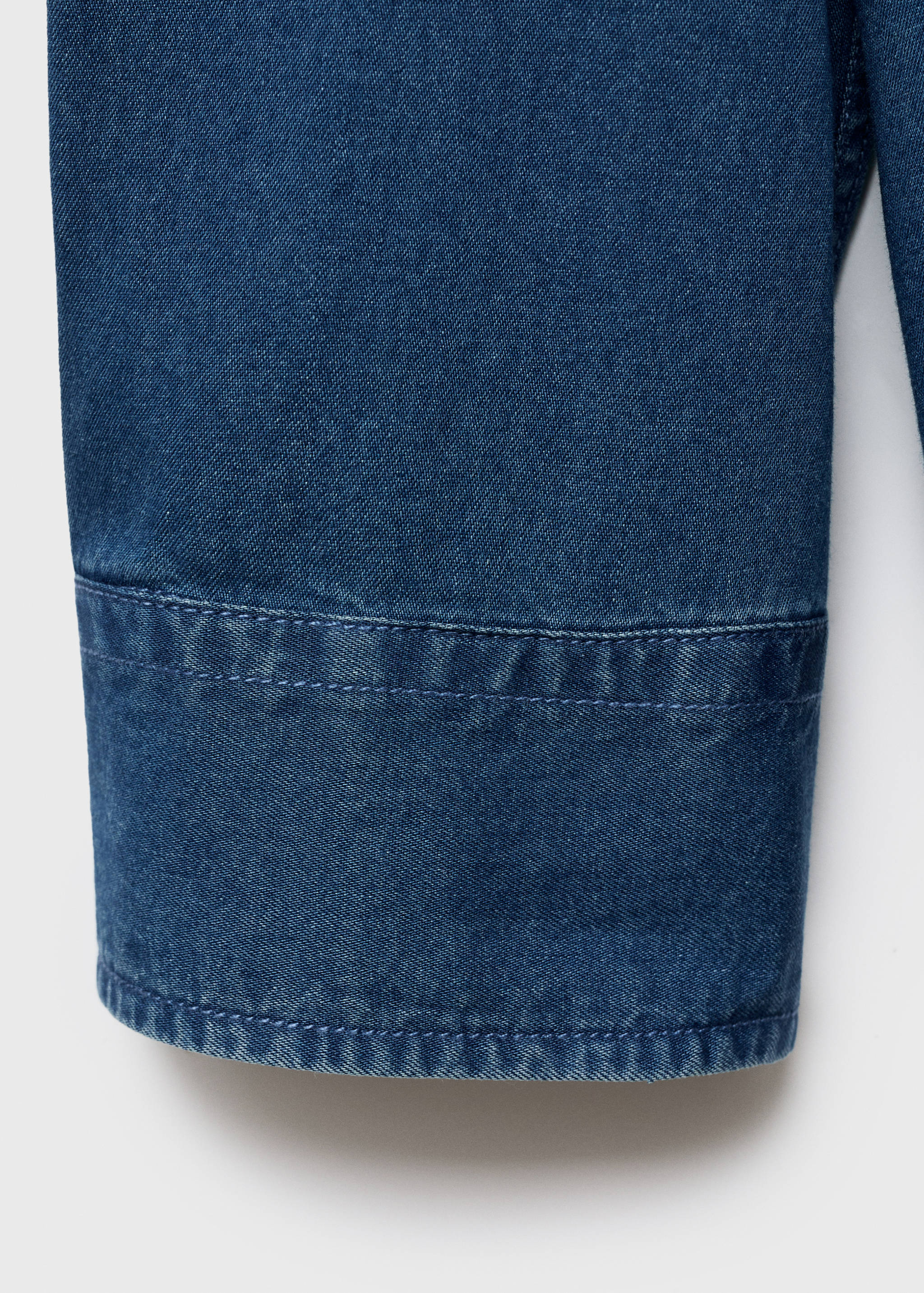 100% cotton chambray shirt - Details of the article 0