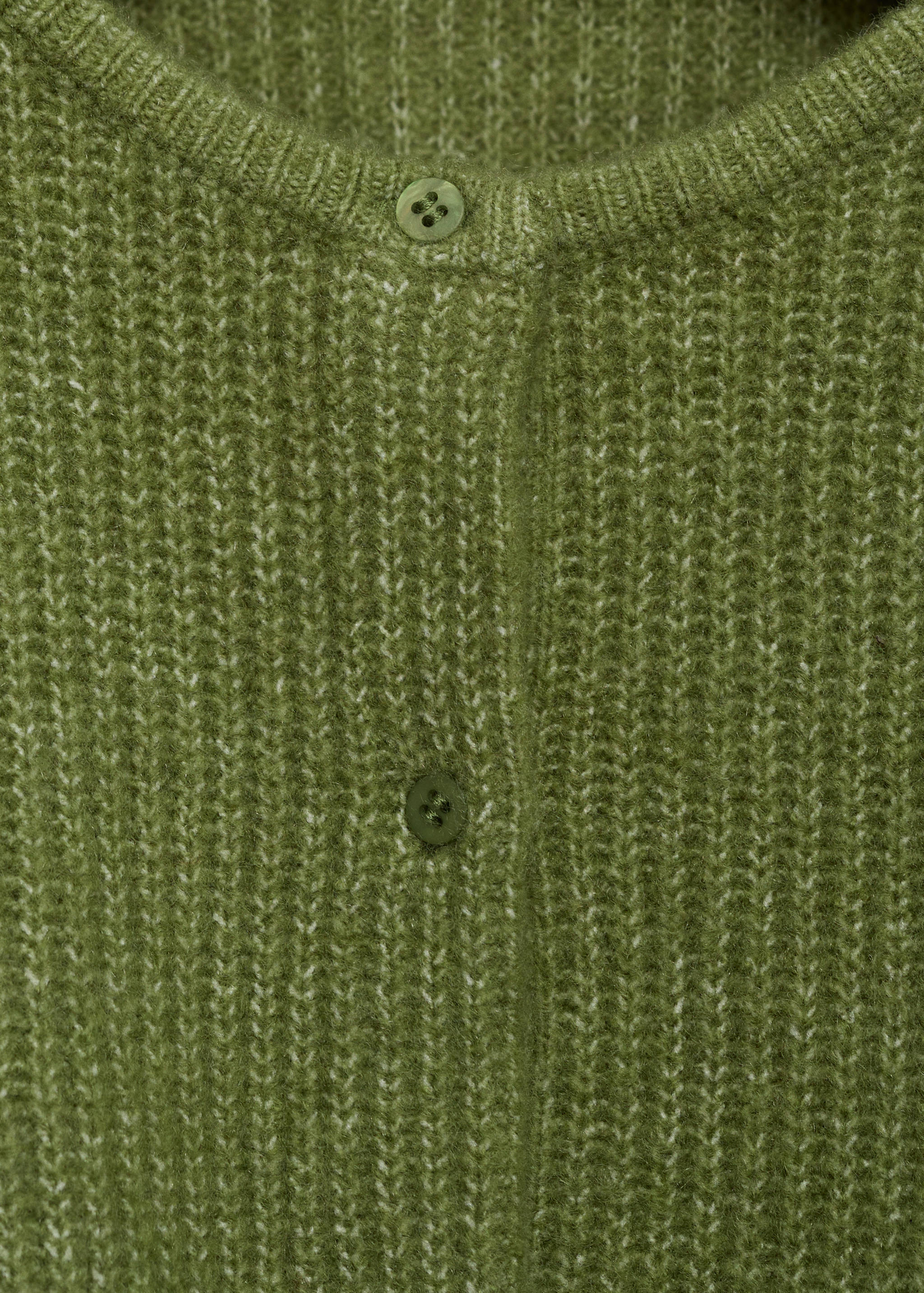 Knitted button cardigan - Details of the article 8