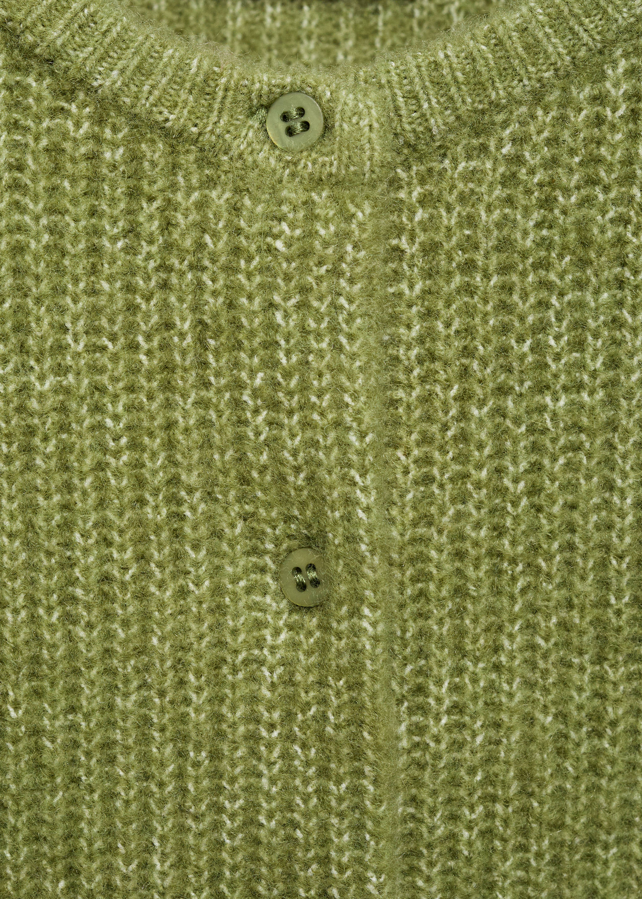 Knitted button cardigan - Details of the article 8