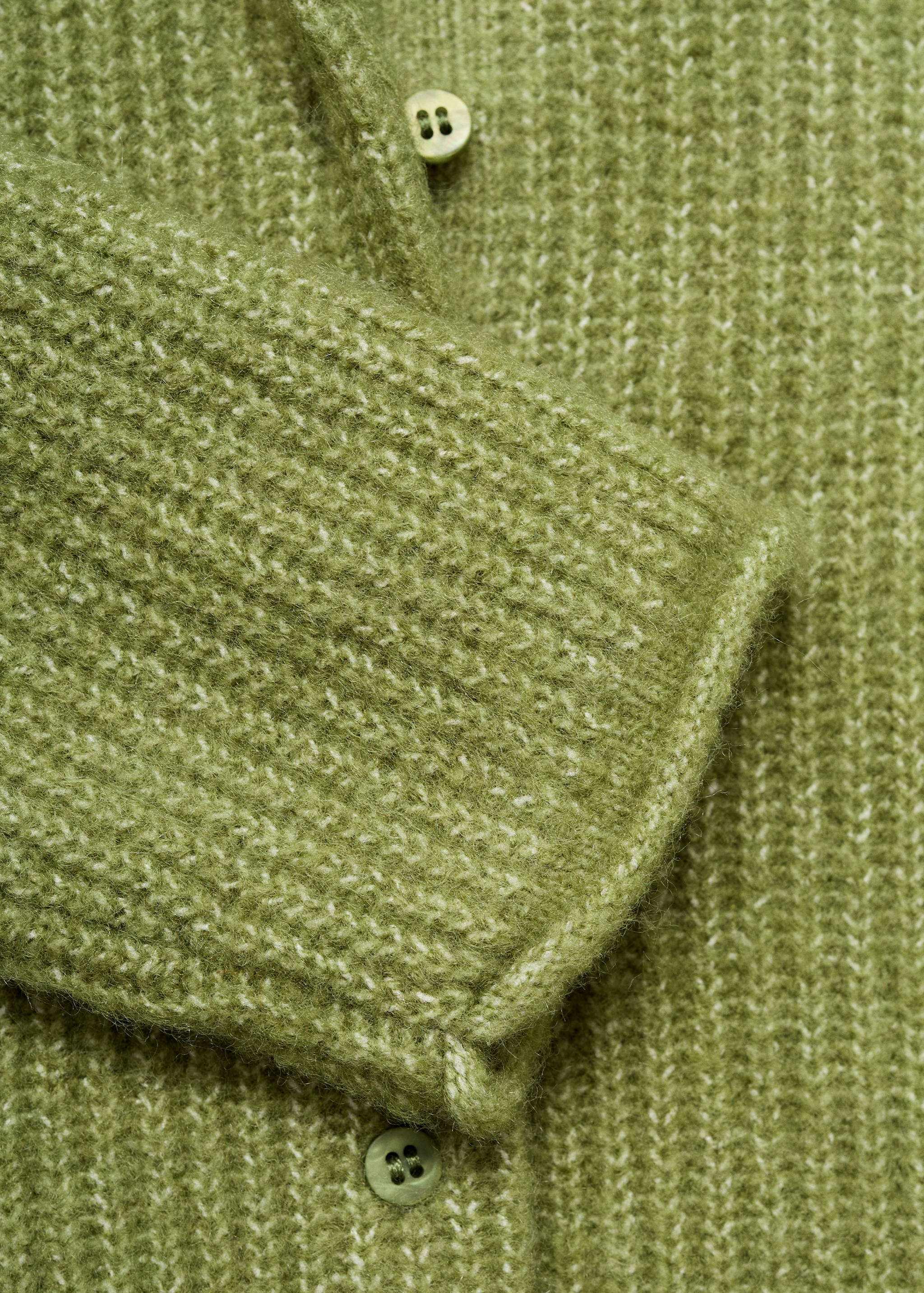 Knitted button cardigan - Details of the article 0