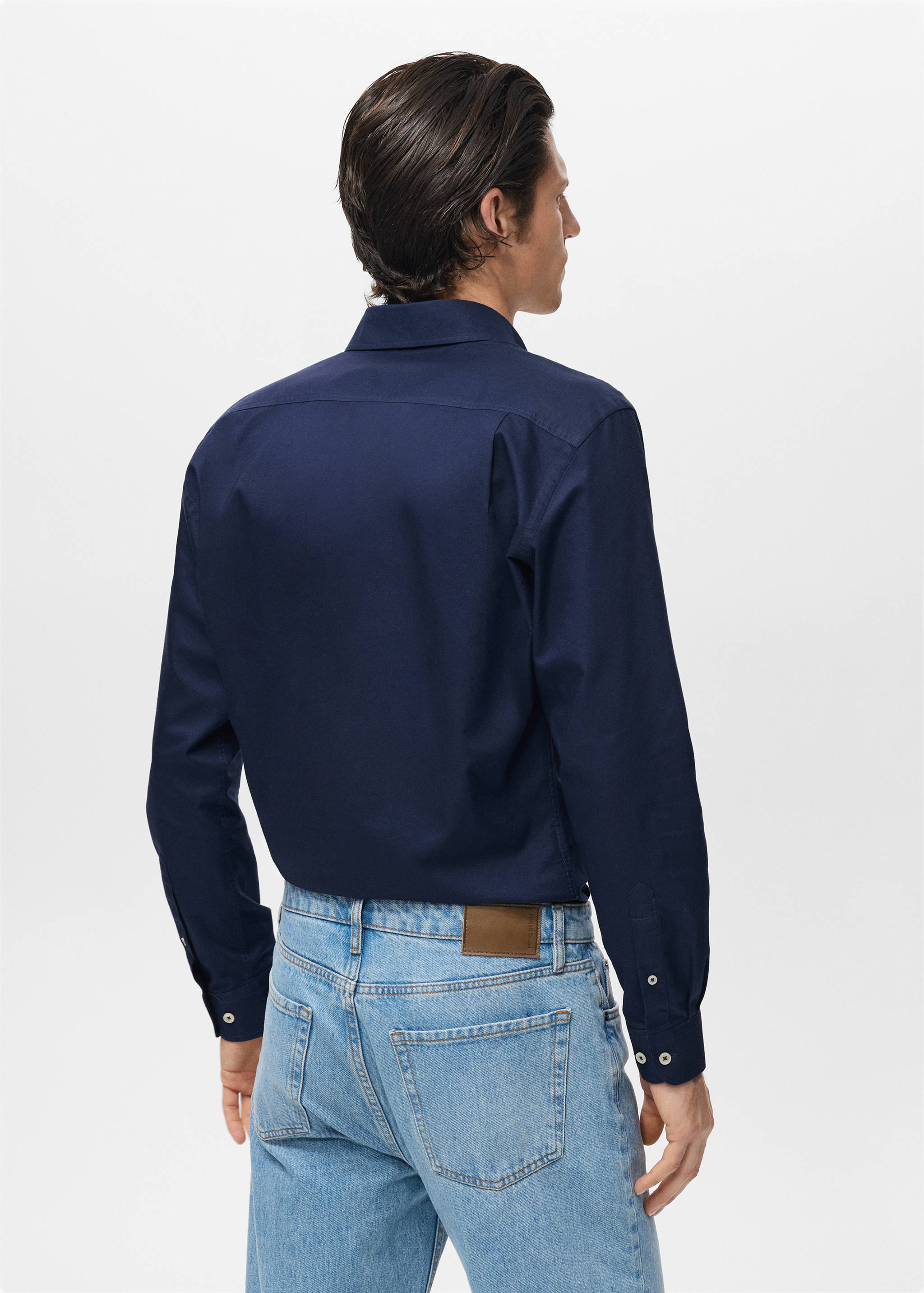 Kemeja Oxford 100% katun - Versi terbalik dari barang