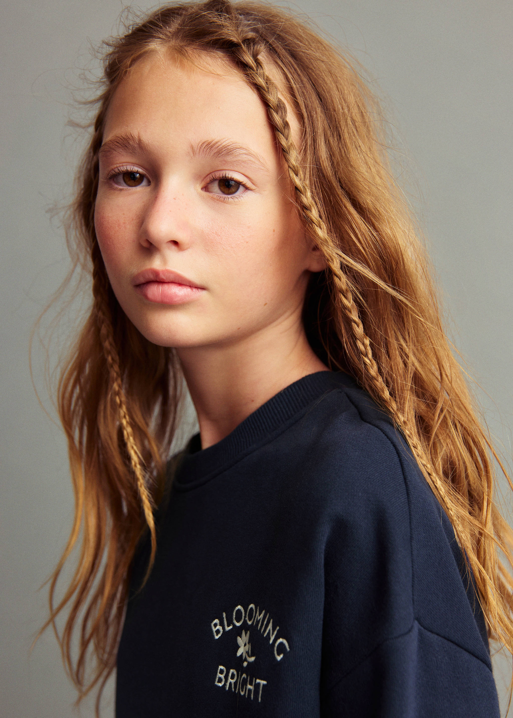 Robe effet sweat à fleurs - Détail de l'article 1