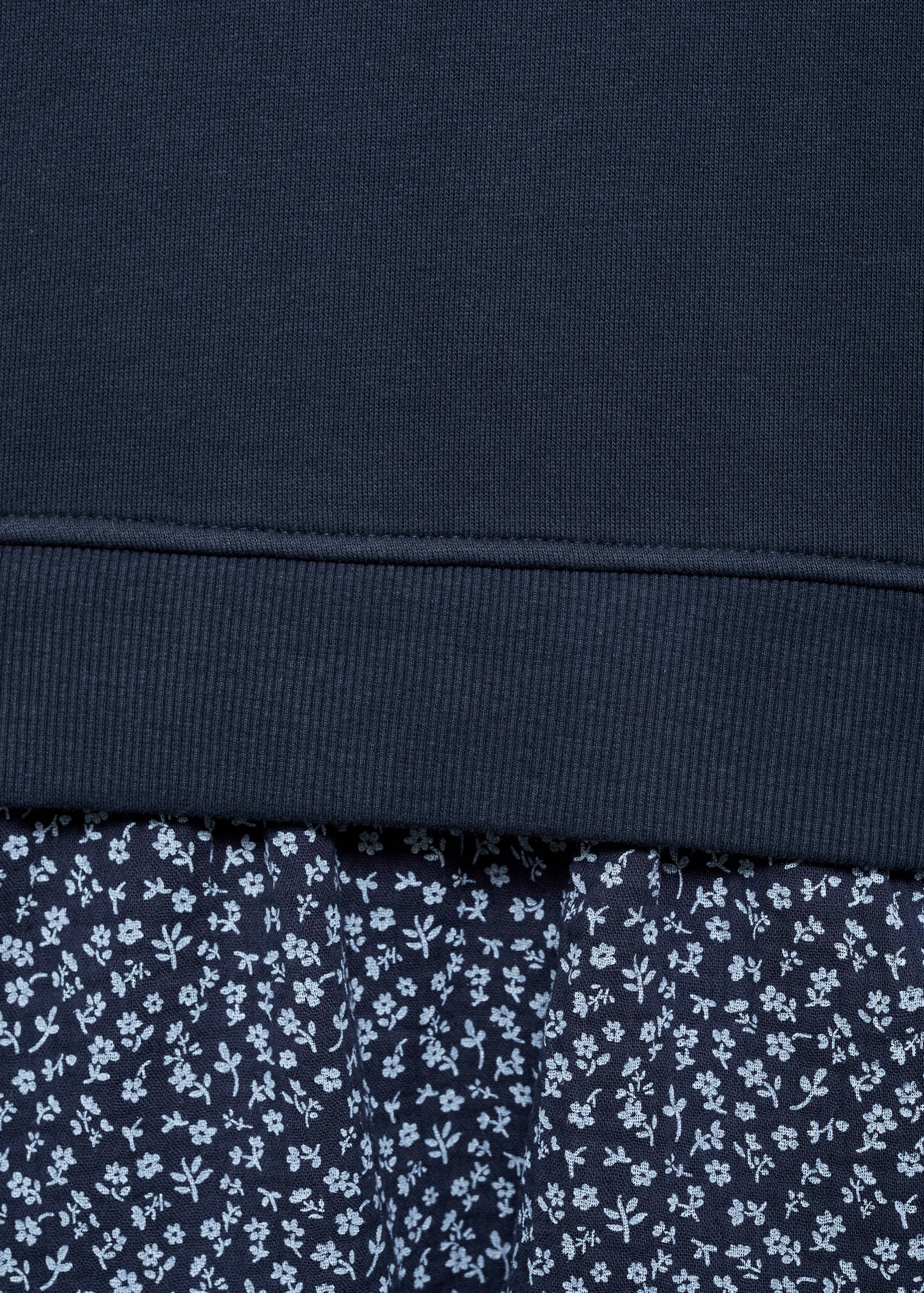 Robe effet sweat à fleurs - Détail de l'article 0