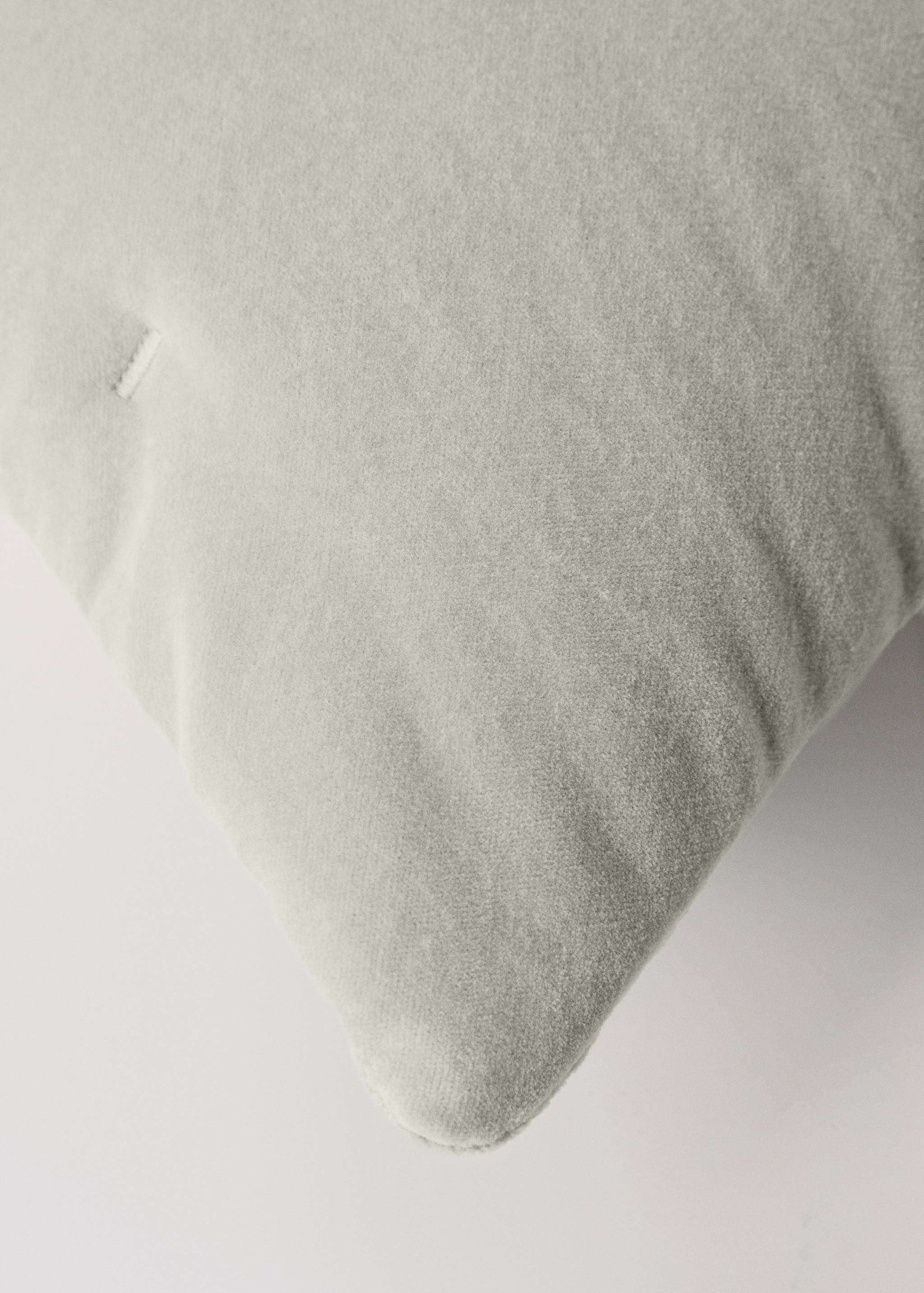 Kissenbezug aus Baumwollsamt für Kinderbett, 30 x 40 cm, stückgefärbt - Detail des Artikels 2