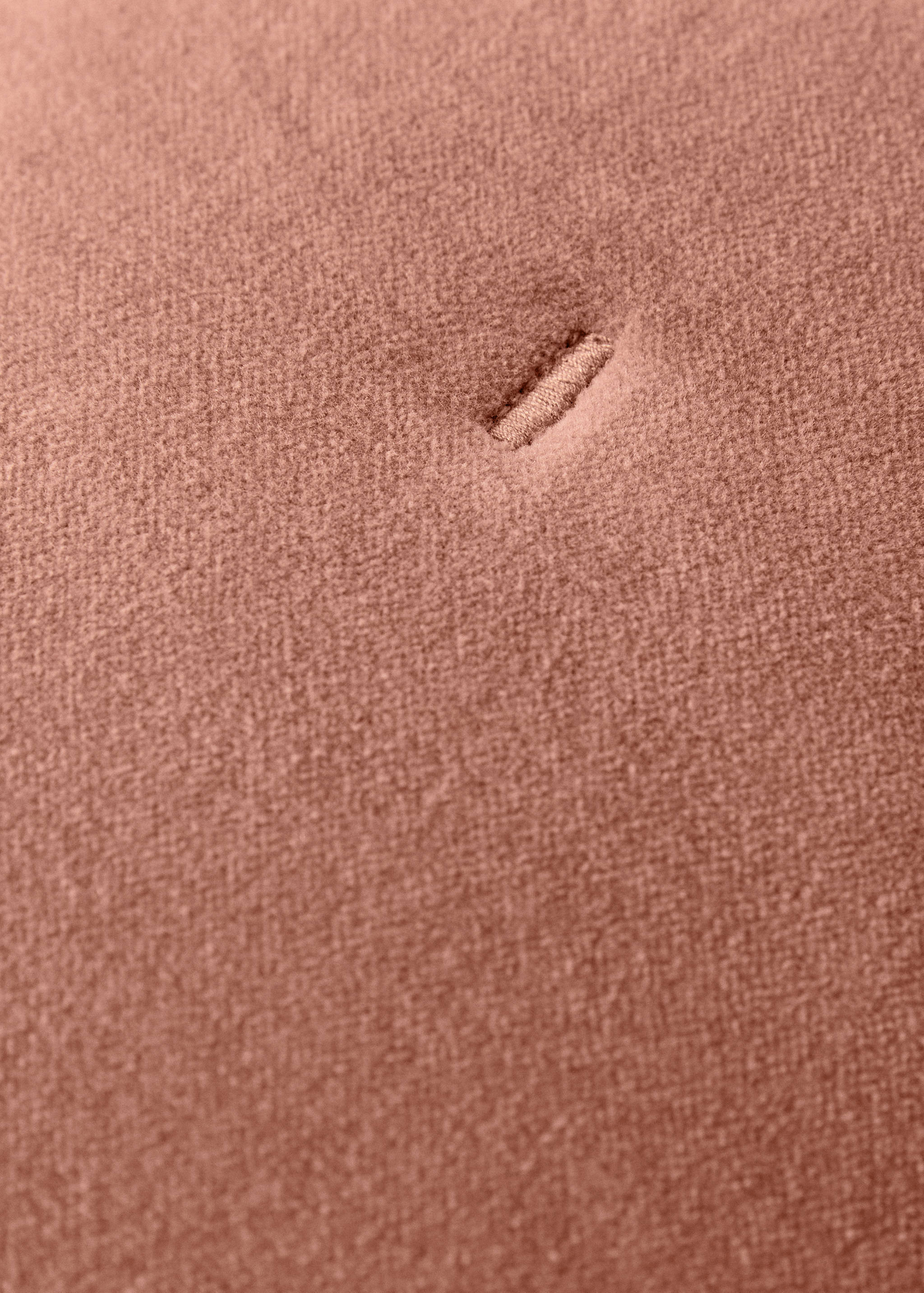 Cotton velvet garment-dyed cushion cover for children’s bed 30x40 cm - Details of the article 1