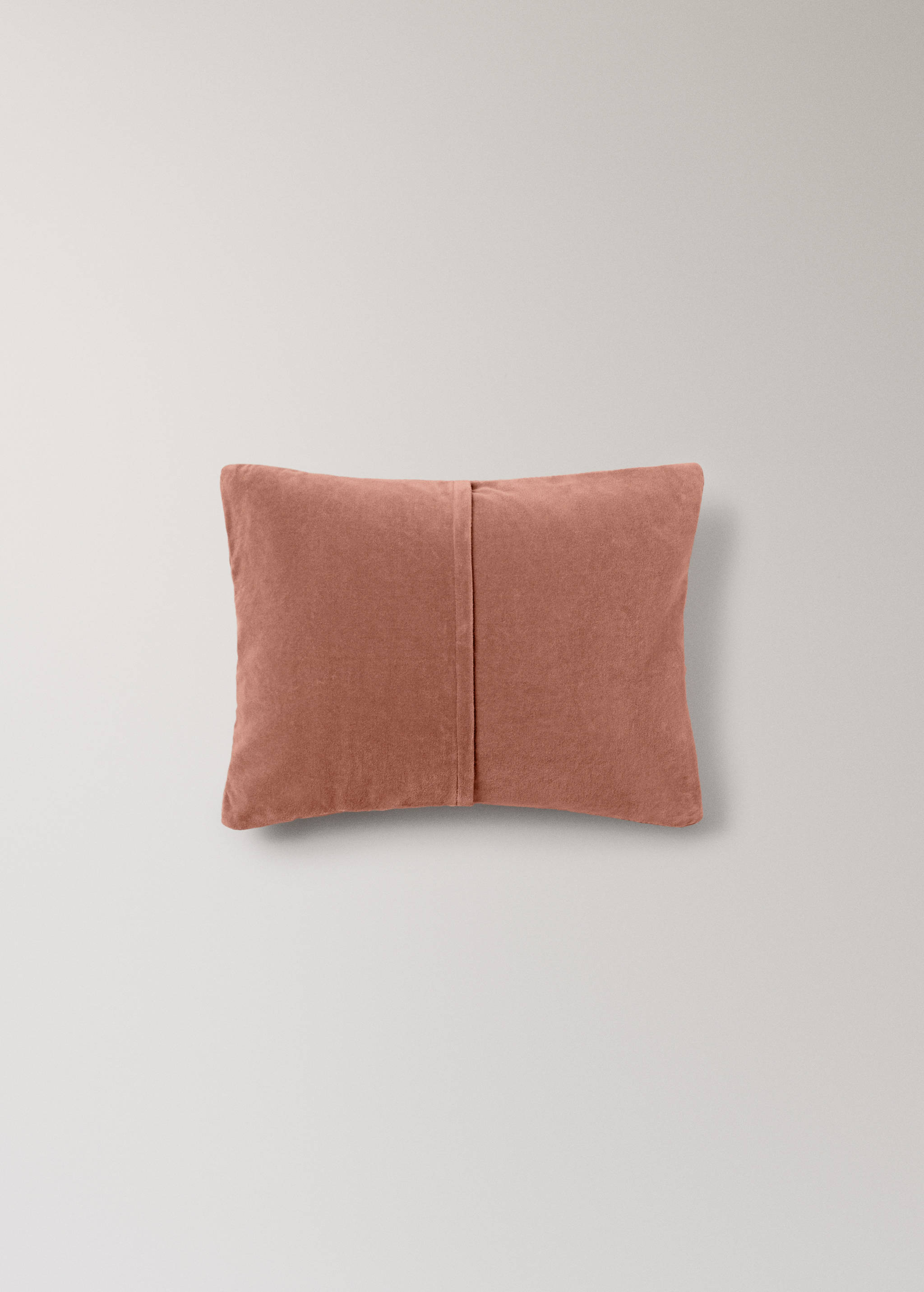 Cotton velvet garment-dyed cushion cover for children’s bed 30x40 cm - Details of the article 5