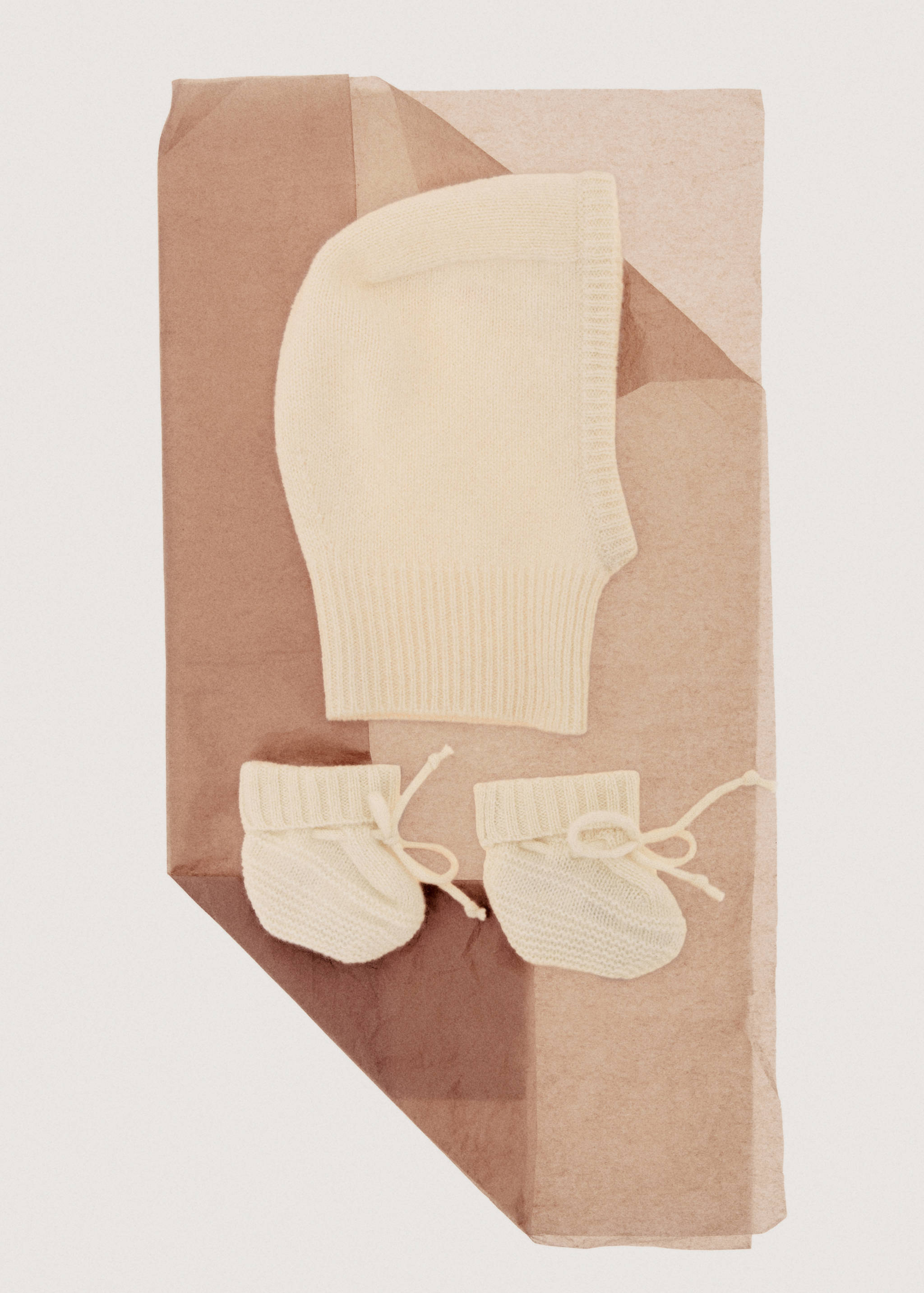Knitted booties with bow - Details of the article 7