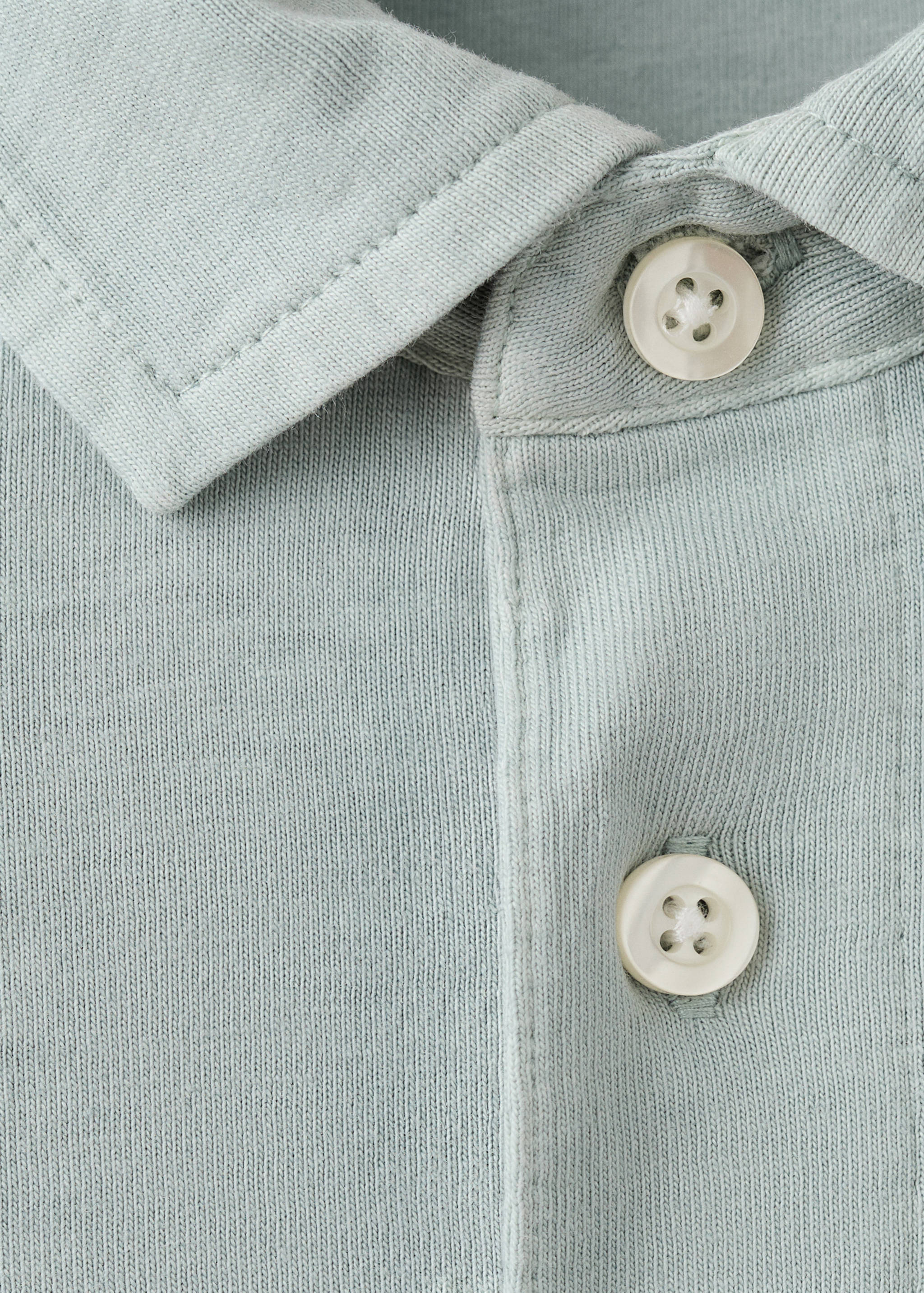 Cotton basic polo shirt - Details of the article 8