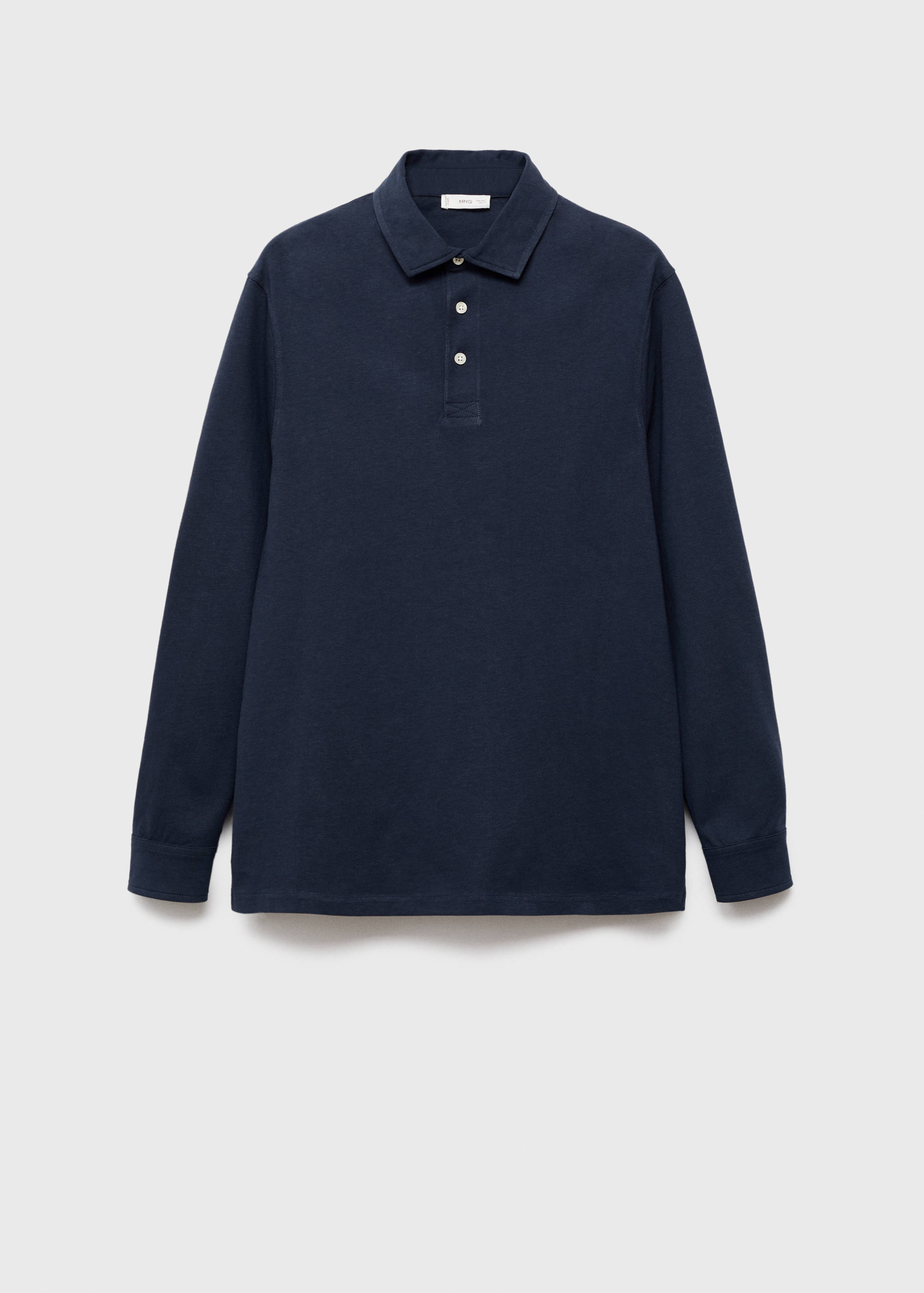 Cotton basic polo shirt - Article without model