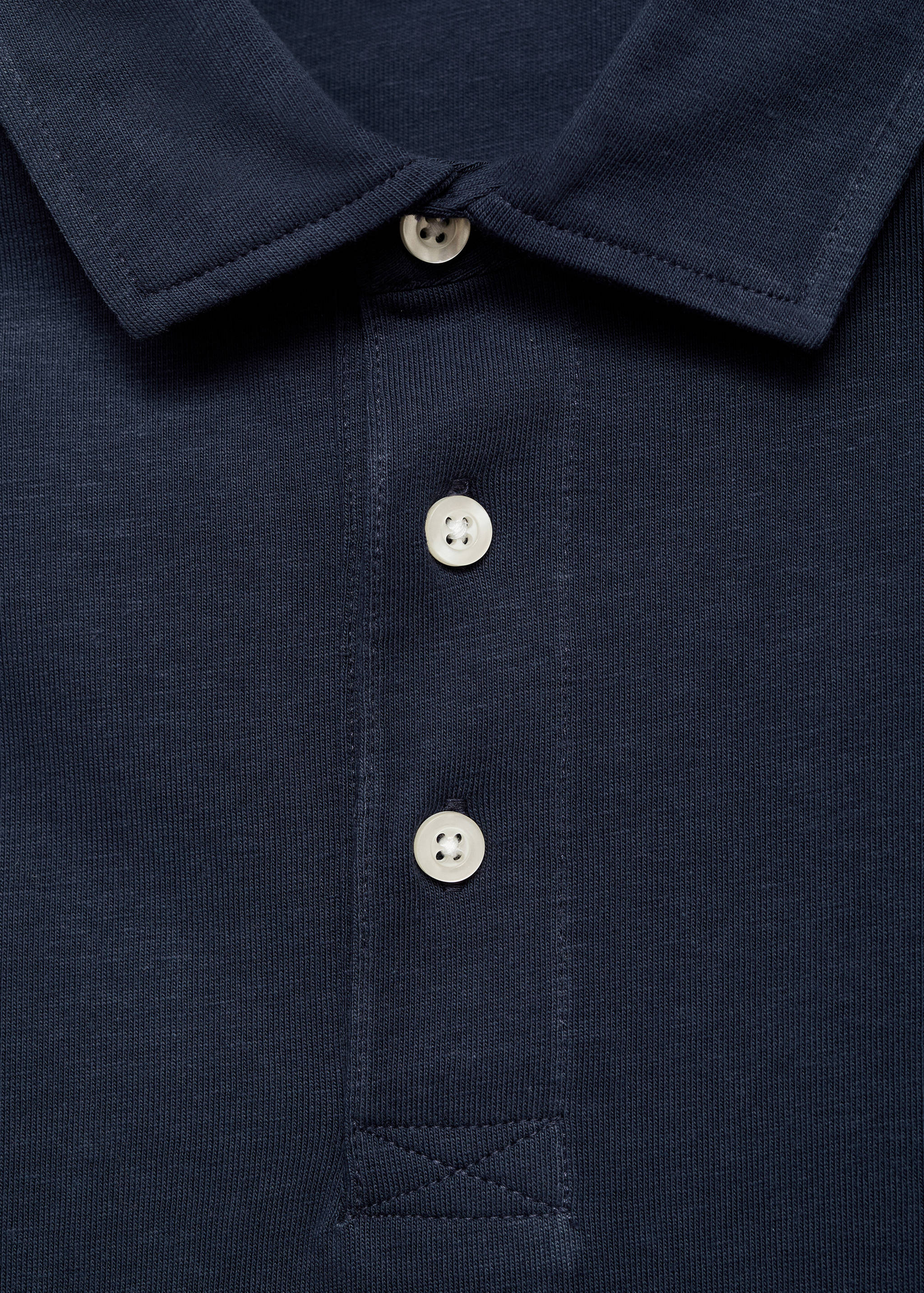Cotton basic polo shirt - Details of the article 8