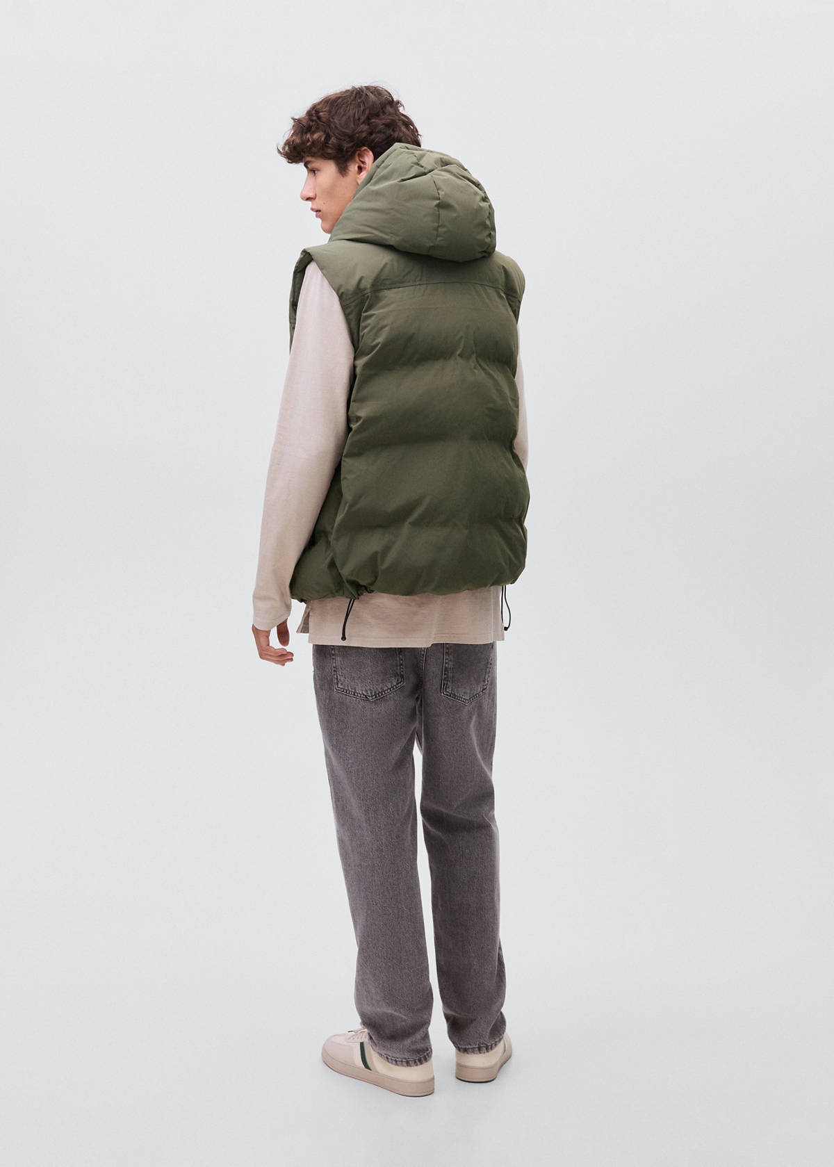 Quilted gilet — Khaki