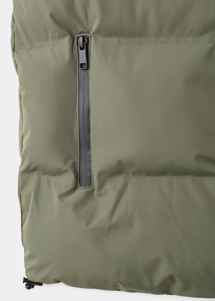 Quilted gilet — Khaki