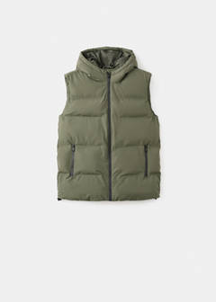 Quilted gilet — Khaki 3