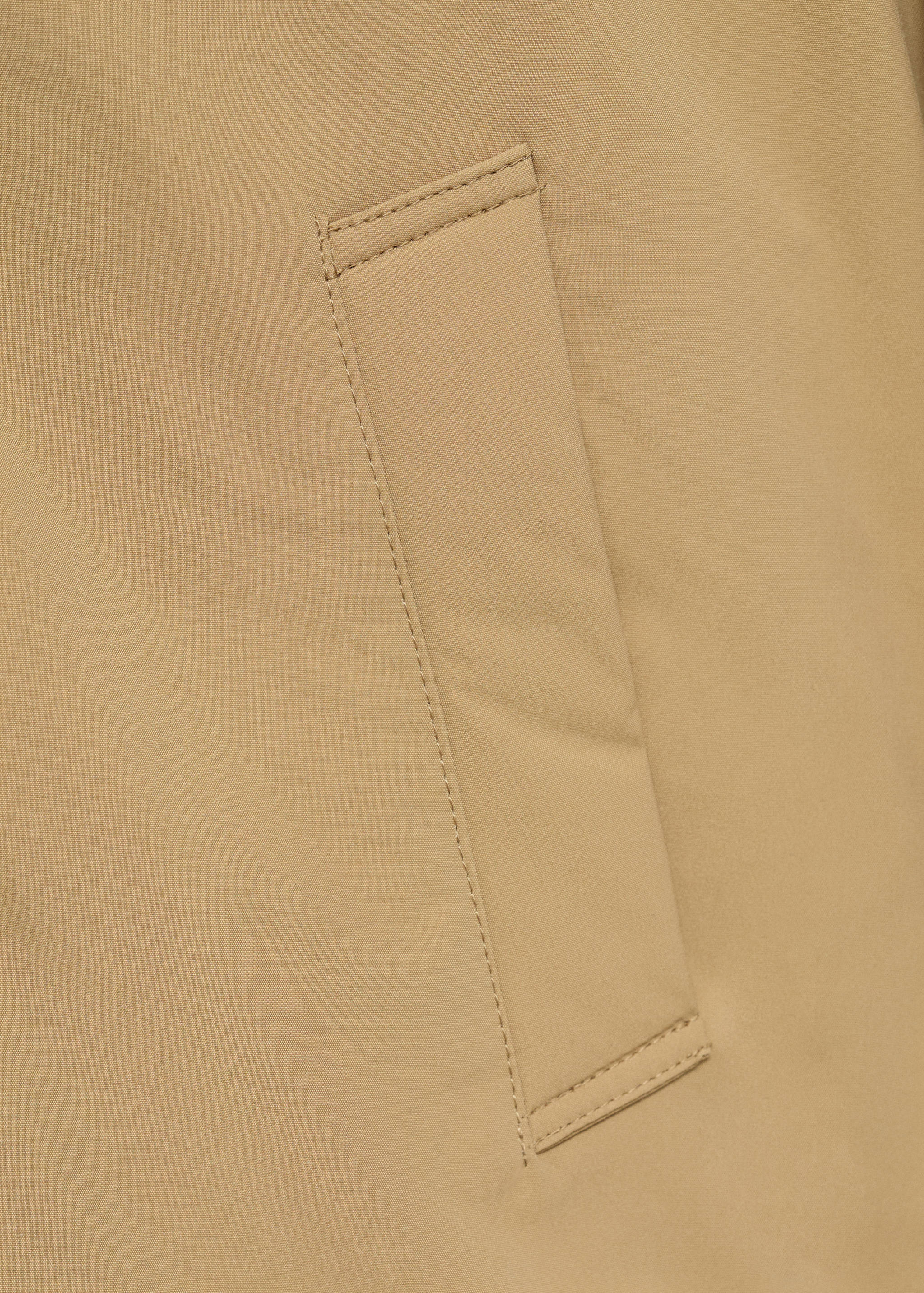 Hooded anorak with buttons - Details of the article 0