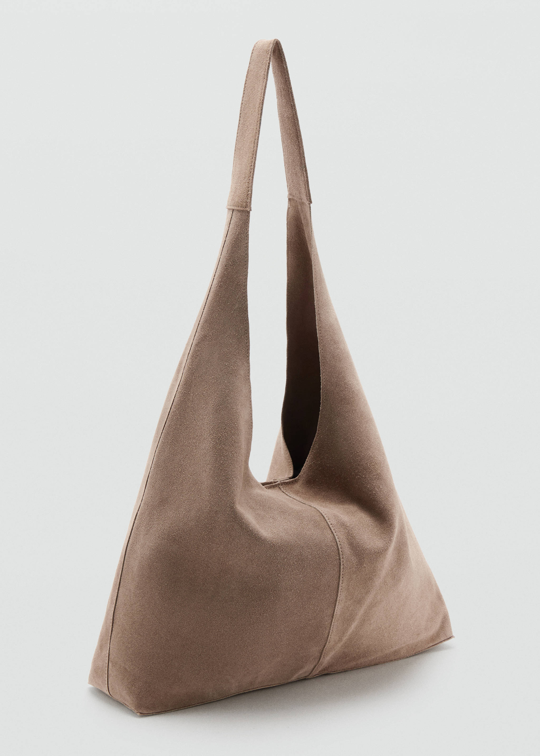 Leather tote bag - Medium plane