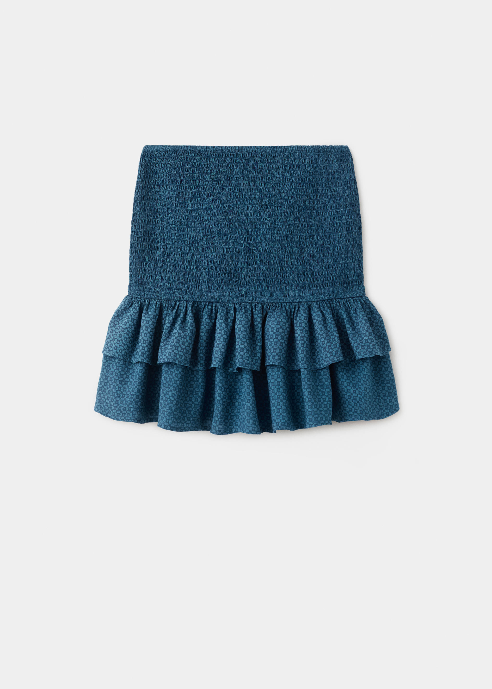 Gathered skirt with ruffles - Article without model