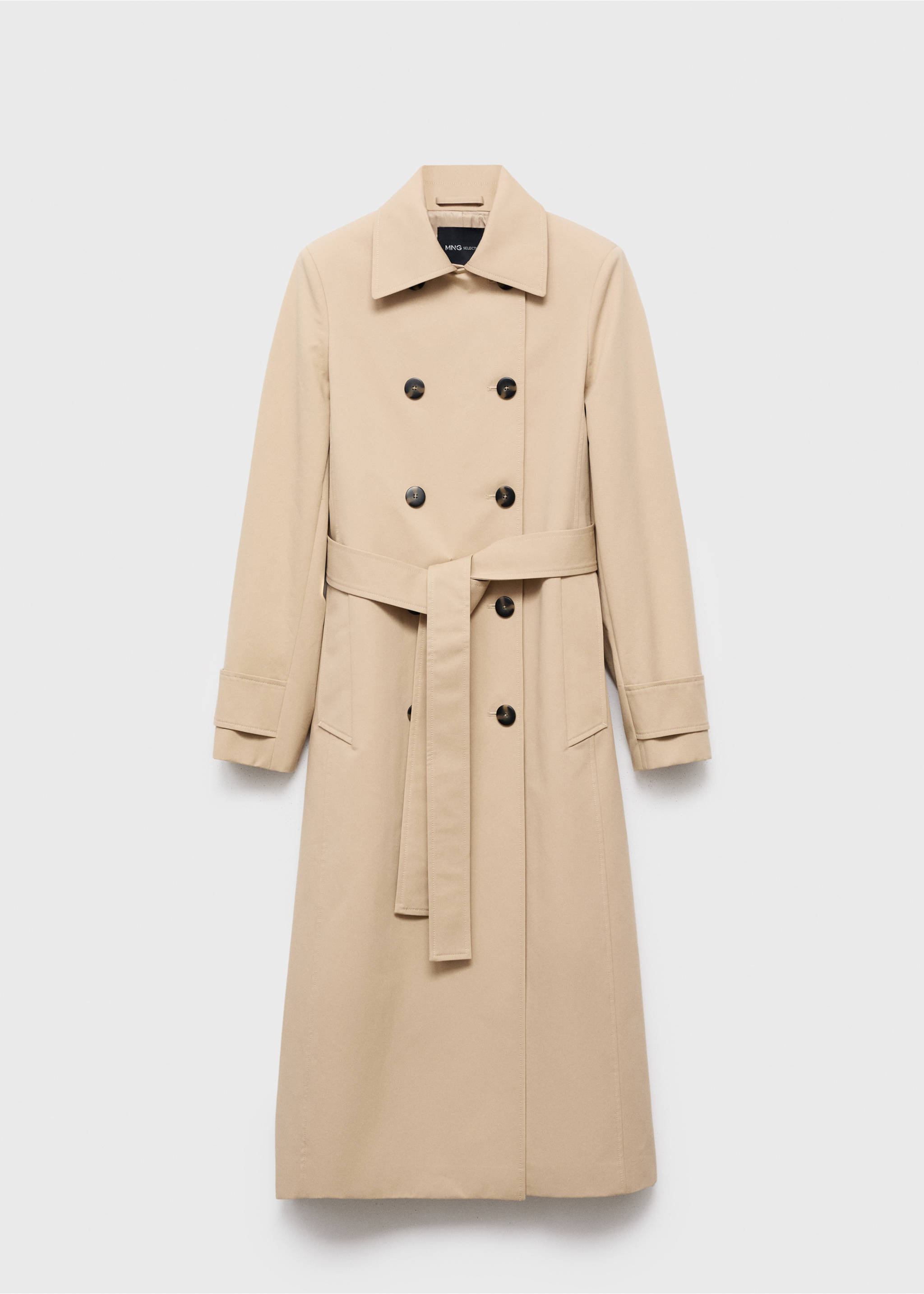 Trench clásico 100% algodón - Artículo sin modelo, Beige. Ref: 17095794-00.