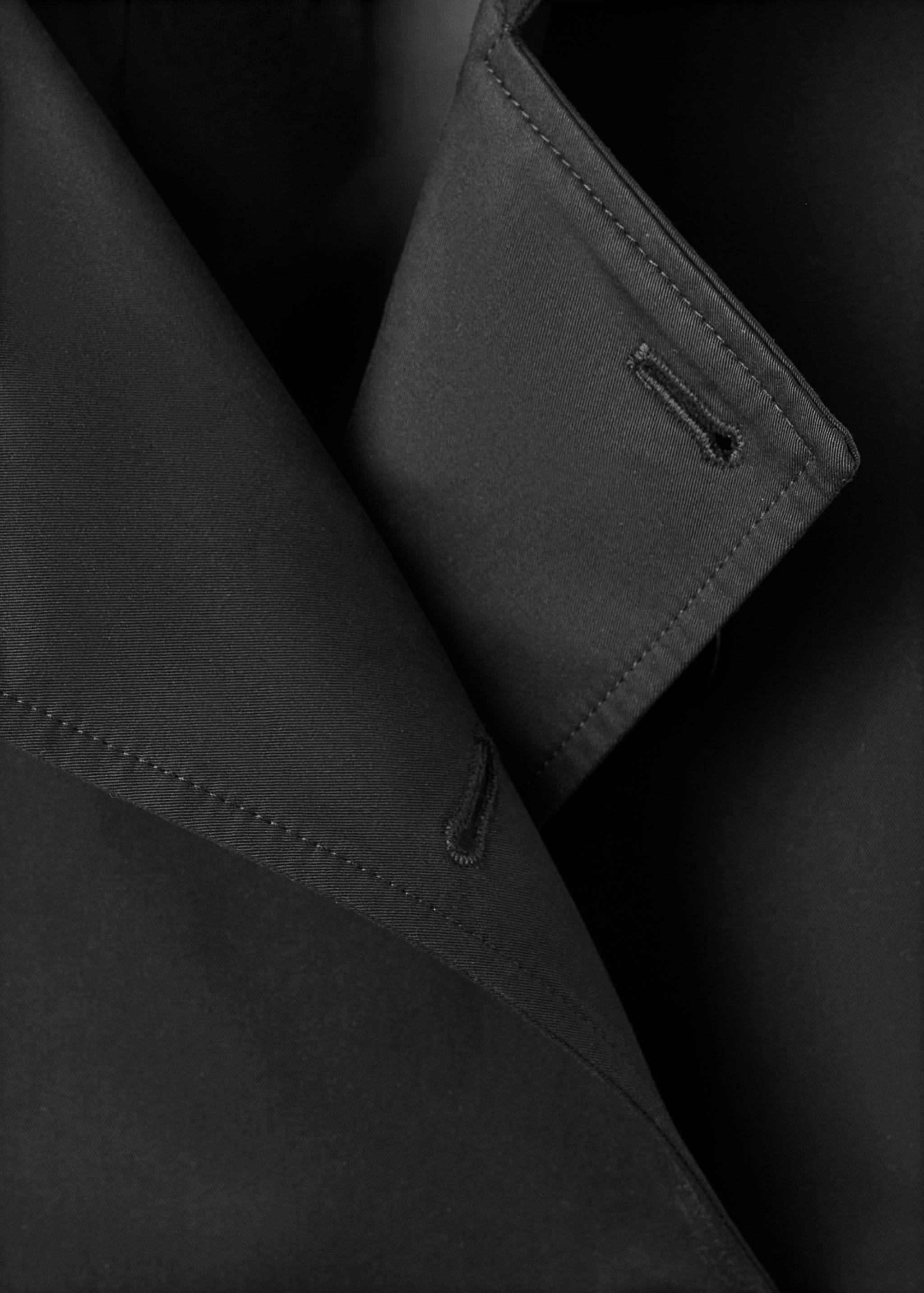 经典100%棉质风衣 - null