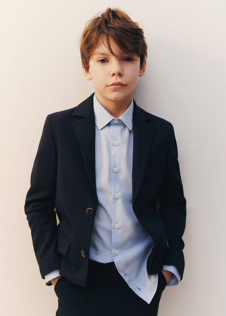 Oxford cotton shirt — Sky Blue