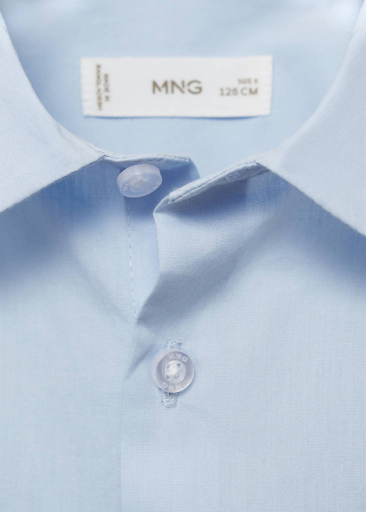 Oxford cotton shirt — Sky Blue