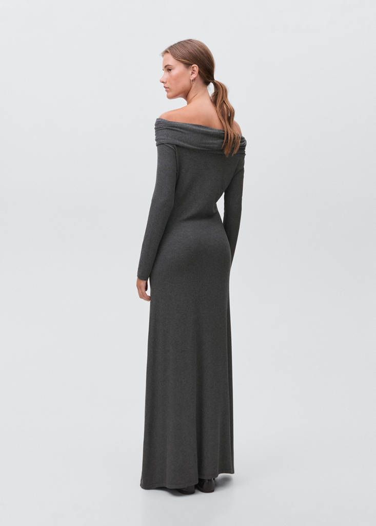 Off-shoulders dress — Grey