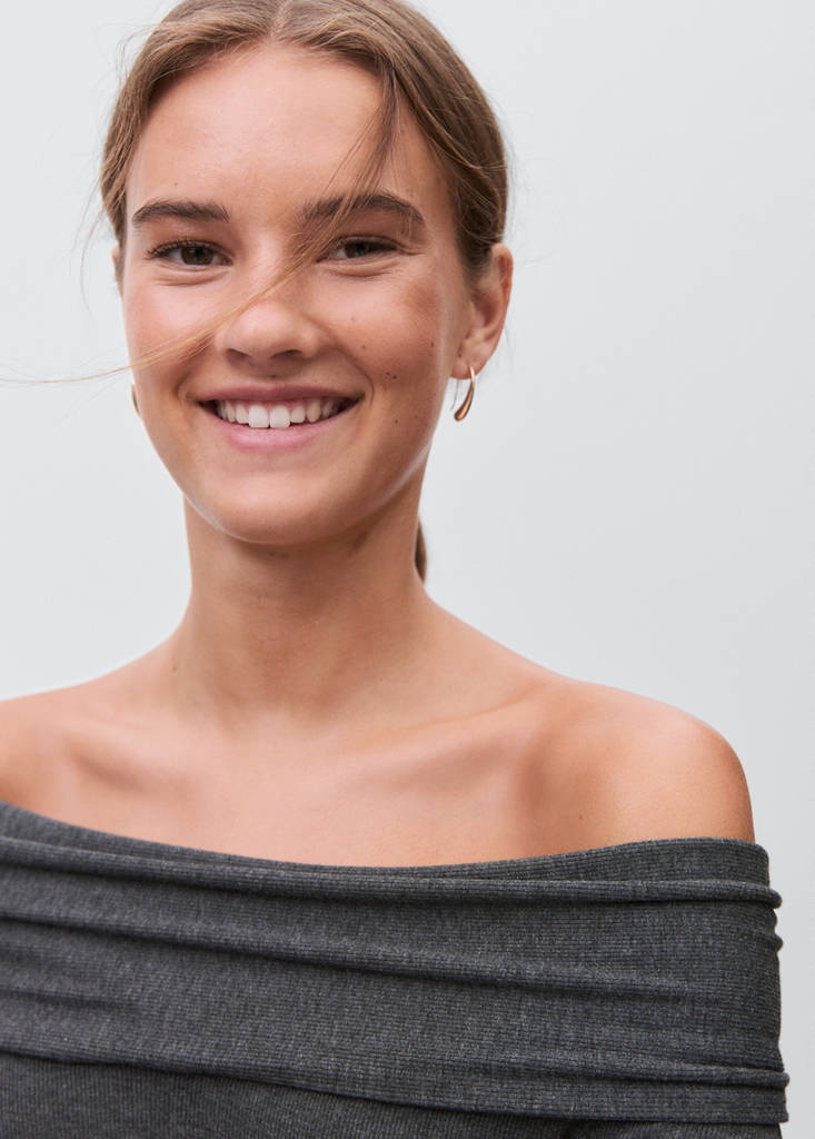 Off-shoulders dress — Grey