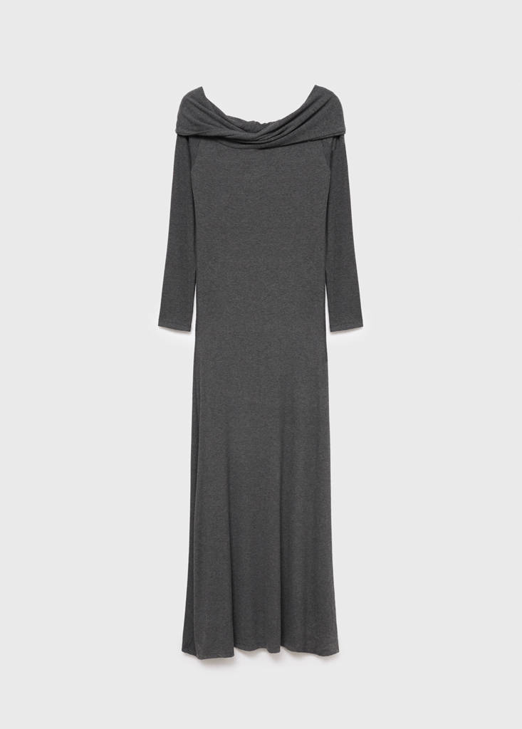 Off-shoulders dress — Grey