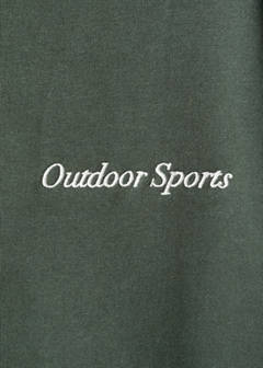 Printed embroidered sweatshirt — Green 5