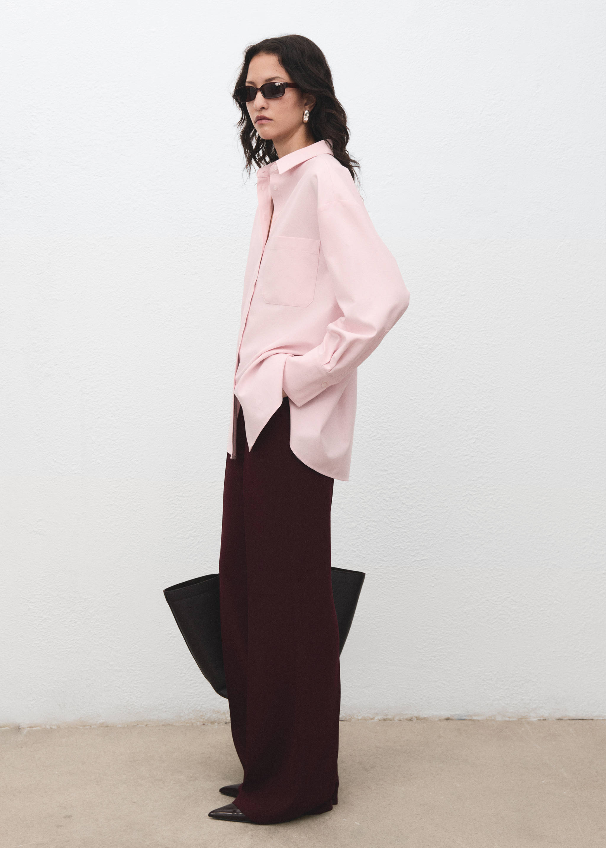 Pocket oversize shirt - General plane