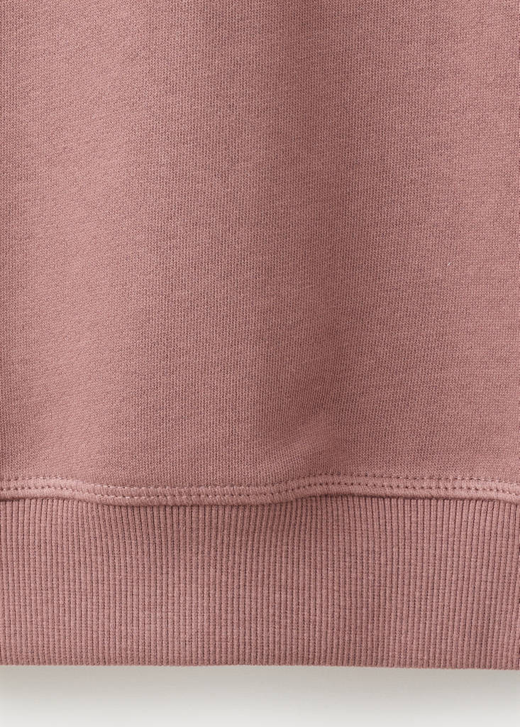 Printed cotton sweatshirt — Maroon