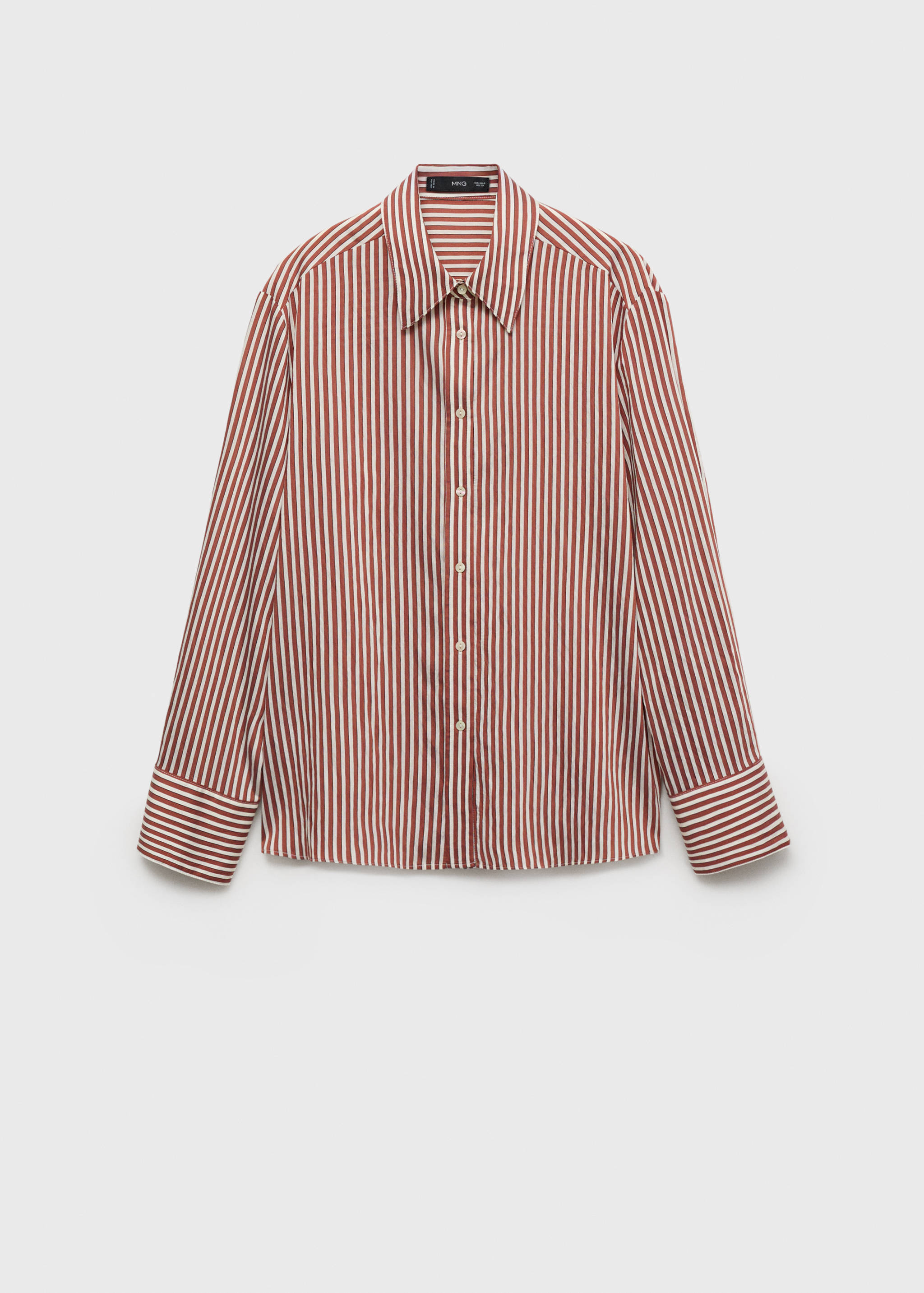 Striped straight shirt - Article without model