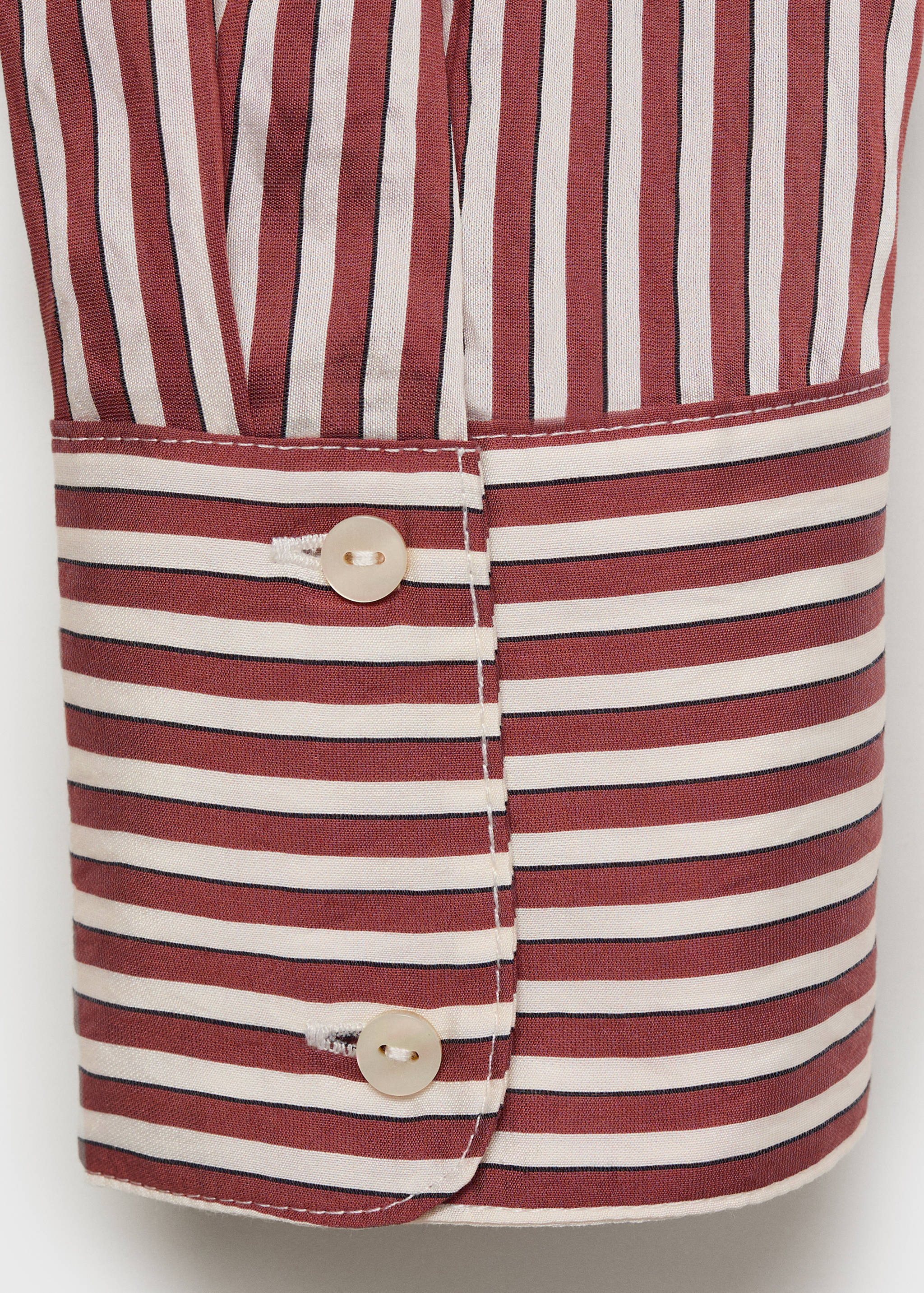Striped straight shirt - Details of the article 0
