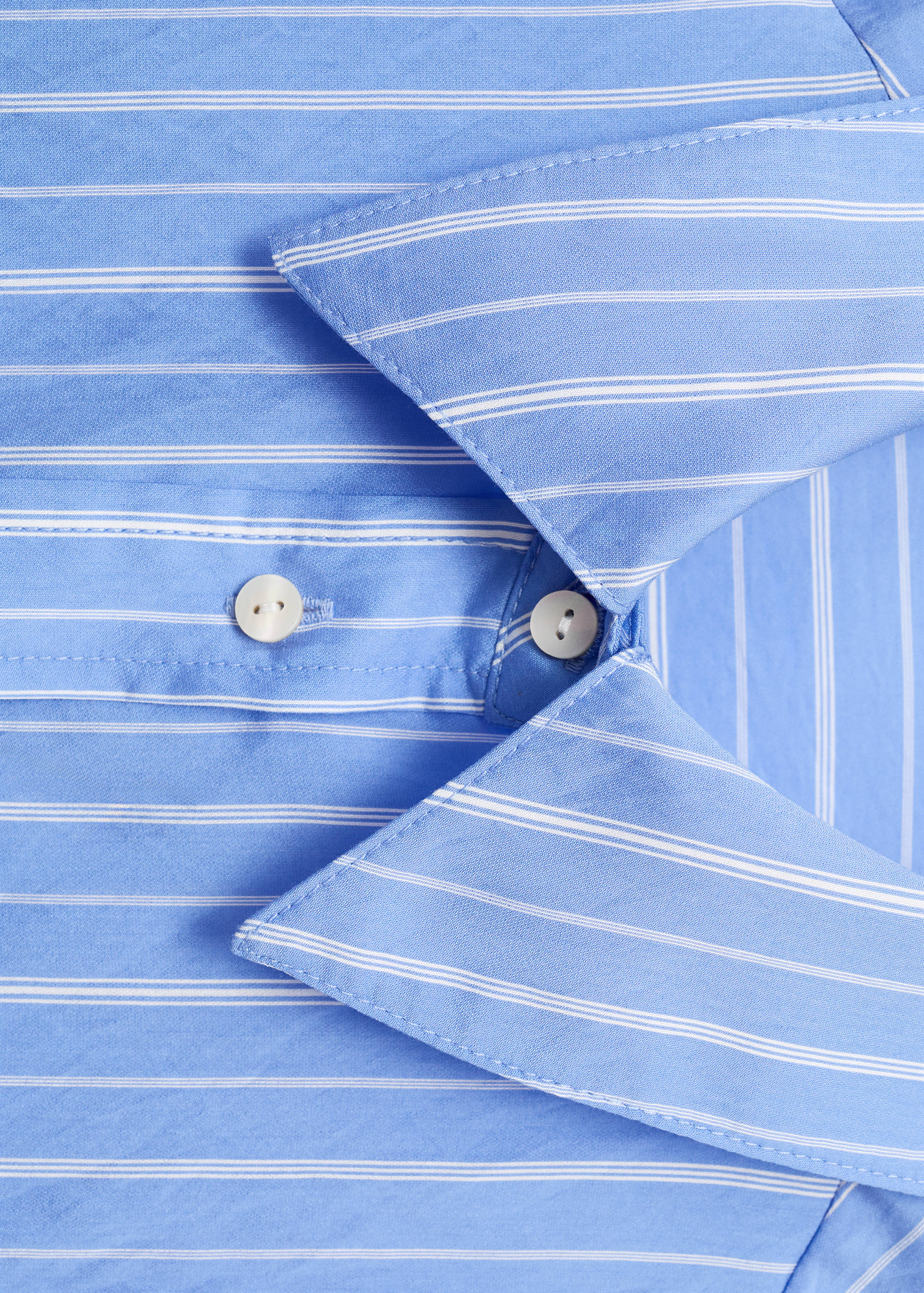 Striped straight shirt - Details of the article 8